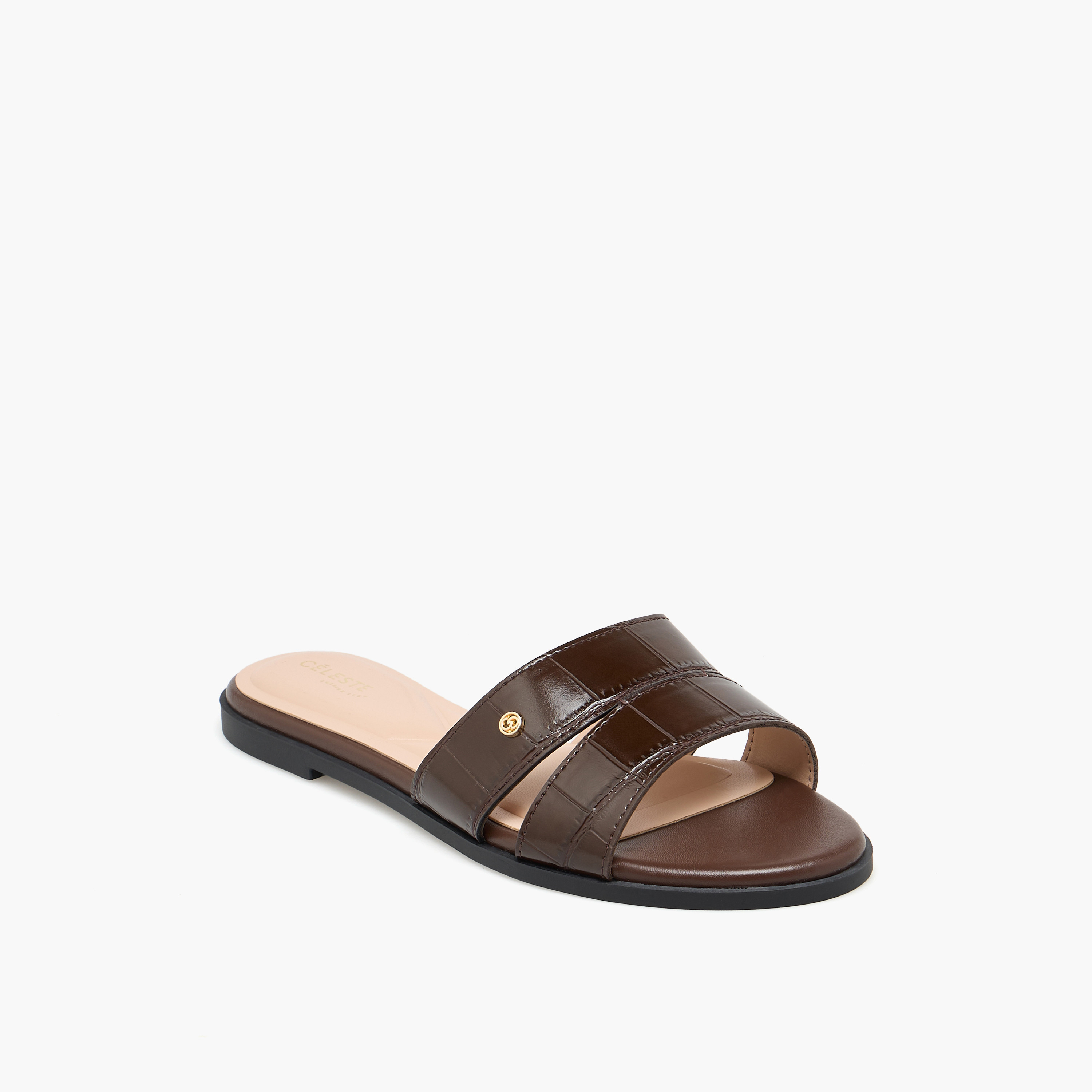 صندل سهل الارتداء بارز الملمس للنساء من سيليست-women-shoes-flats-sandals-image-2