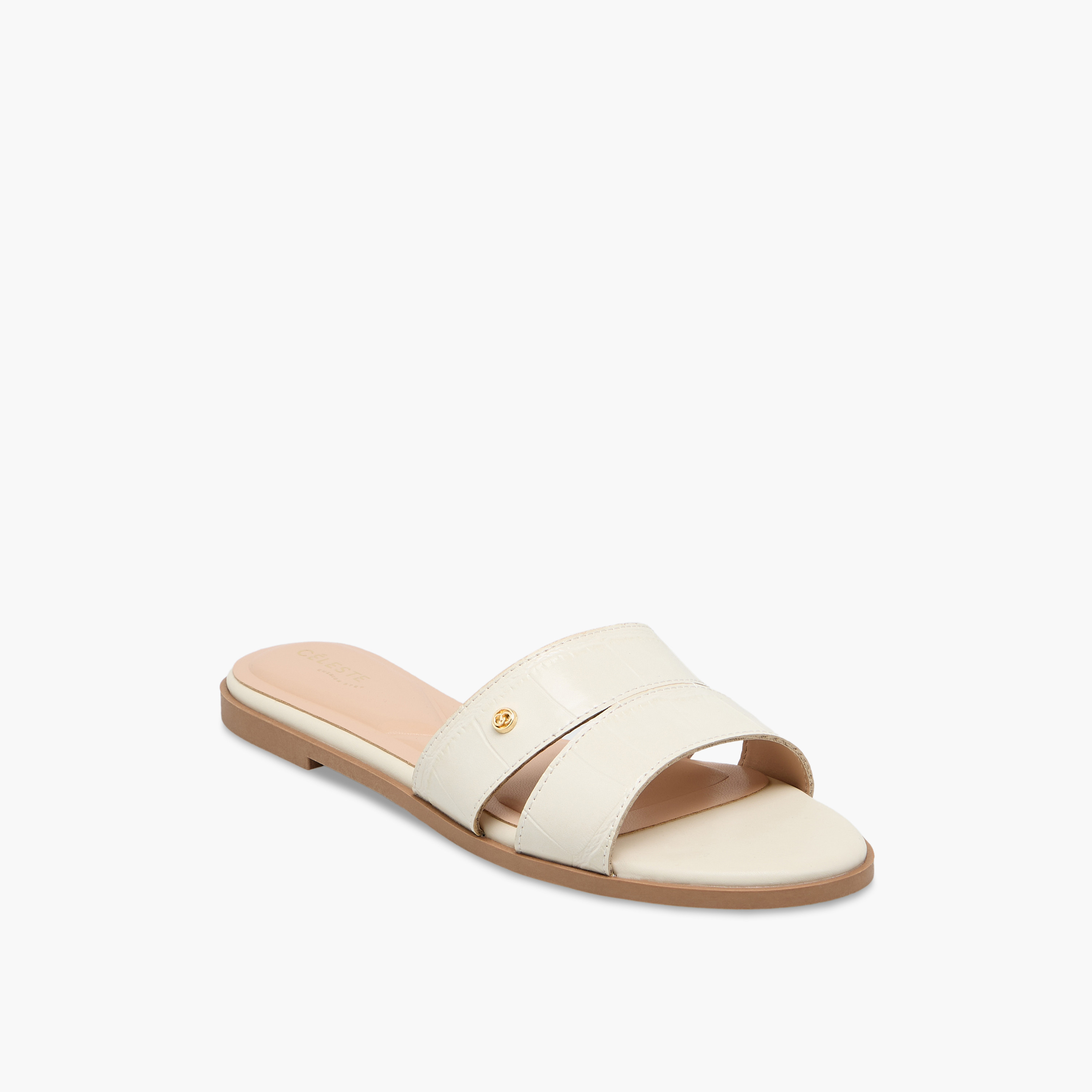صندل سهل الارتداء بارز الملمس للنساء من سيليست-women-shoes-flats-sandals-image-2