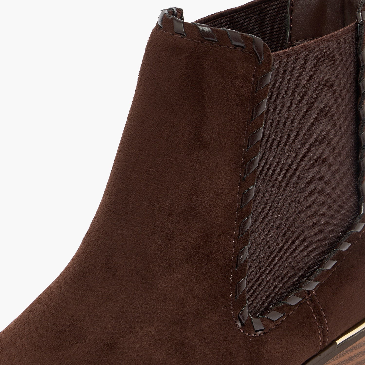 بوت سادة بطول الكاحل وكعب سميك للنساء من فلورا بيلا من شو إكسبريس-women-shoes-boots-image-4
