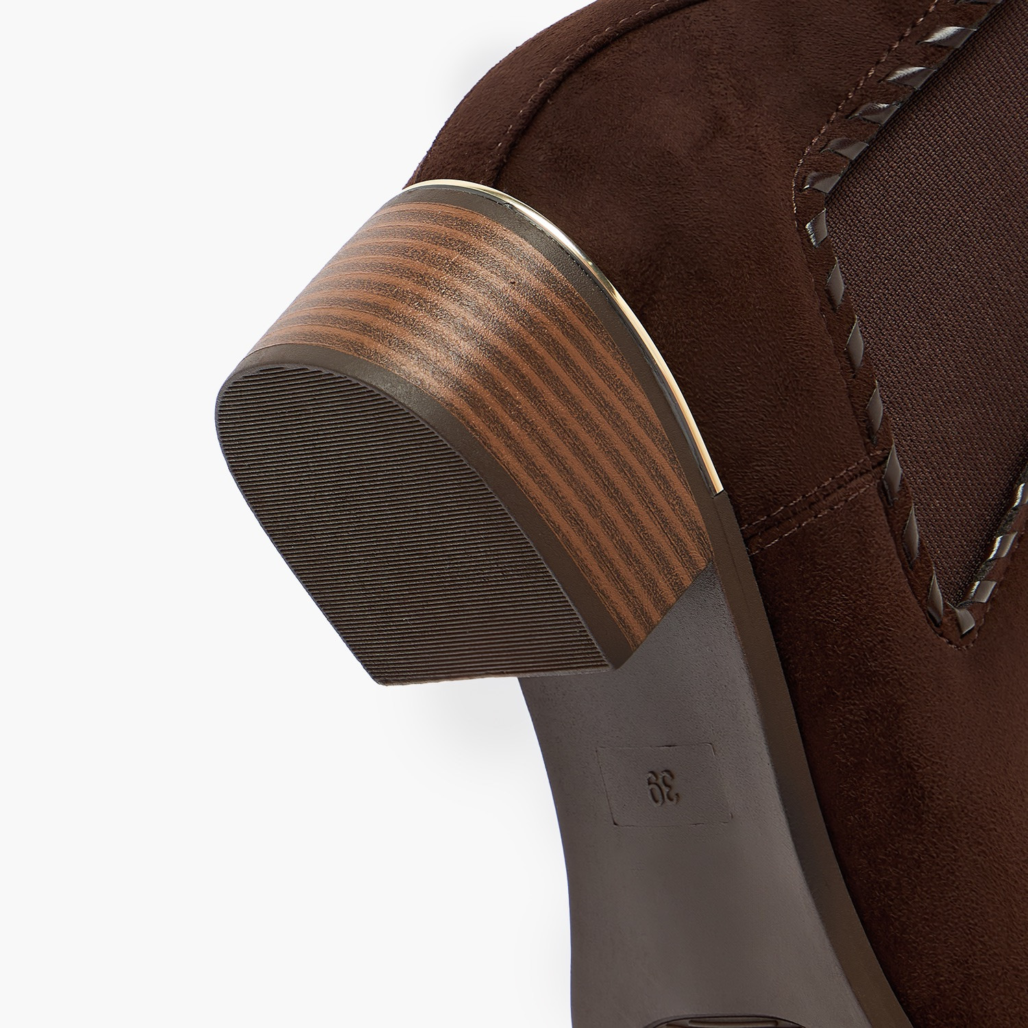 بوت سادة بطول الكاحل وكعب سميك للنساء من فلورا بيلا من شو إكسبريس-women-shoes-boots-image-5