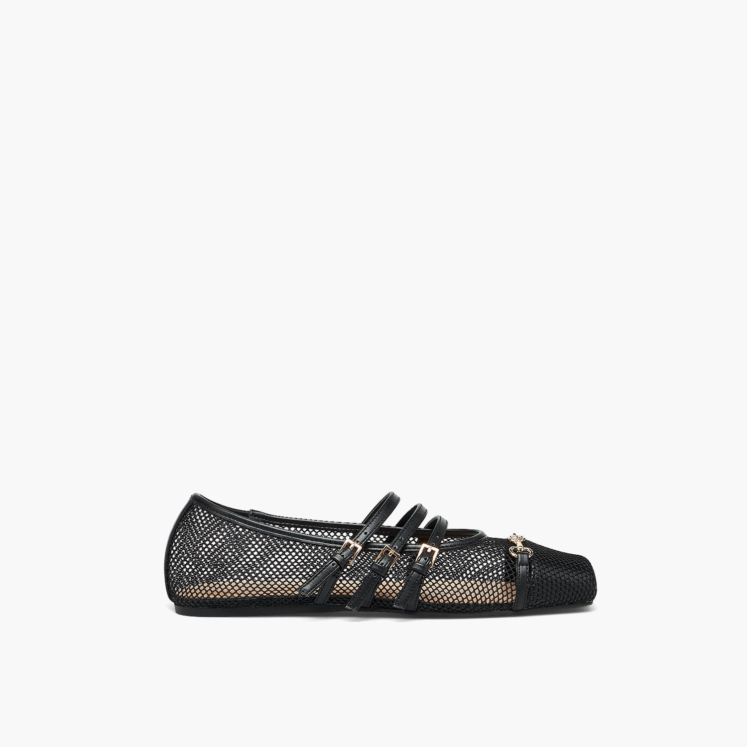 حذاء باليرينا نسائي بإغلاق إبزيم من كالاست-women-shoes-ballerinas-image-3