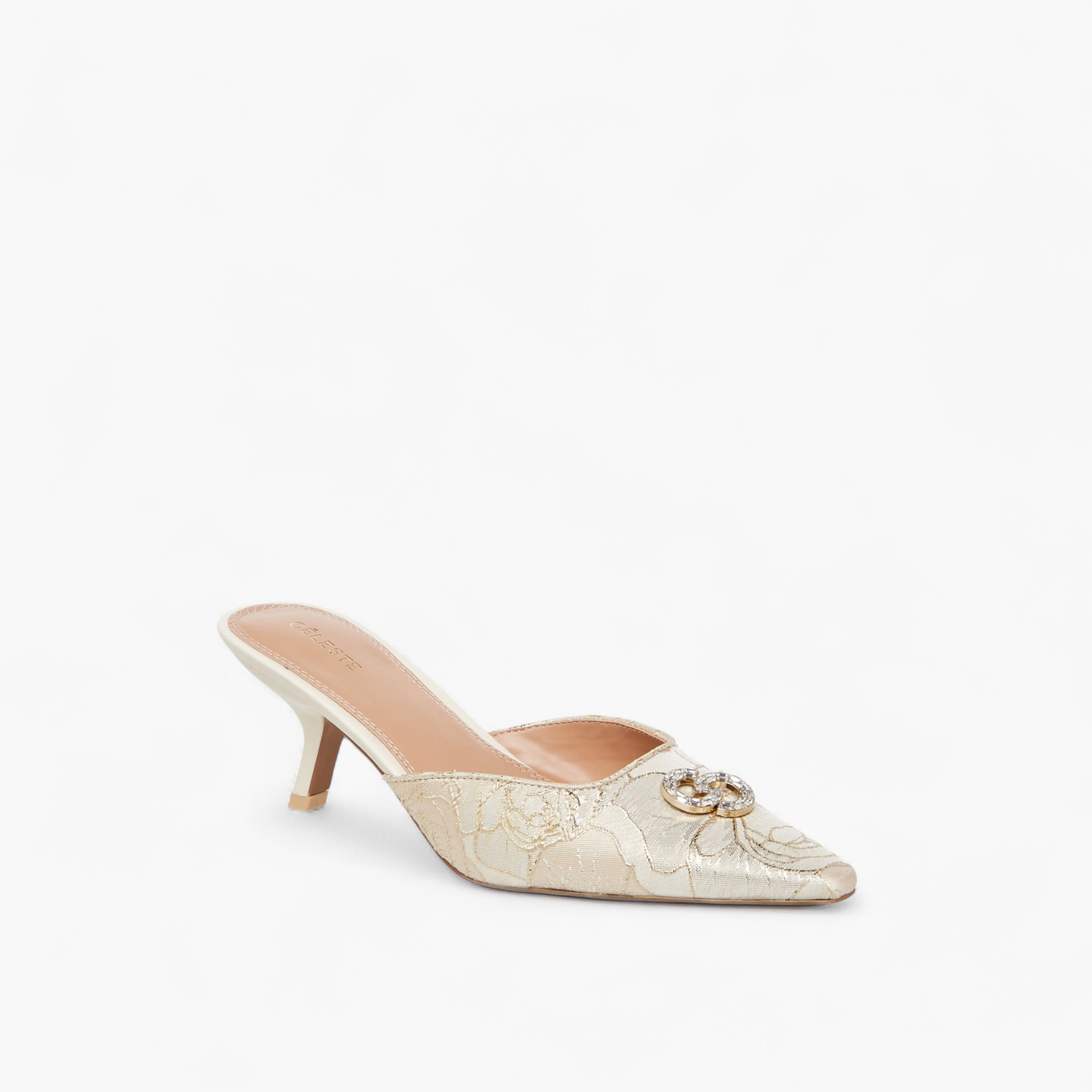 Celeste Women Embellished Kitten Heel Mules-women-shoes-heels-image-2