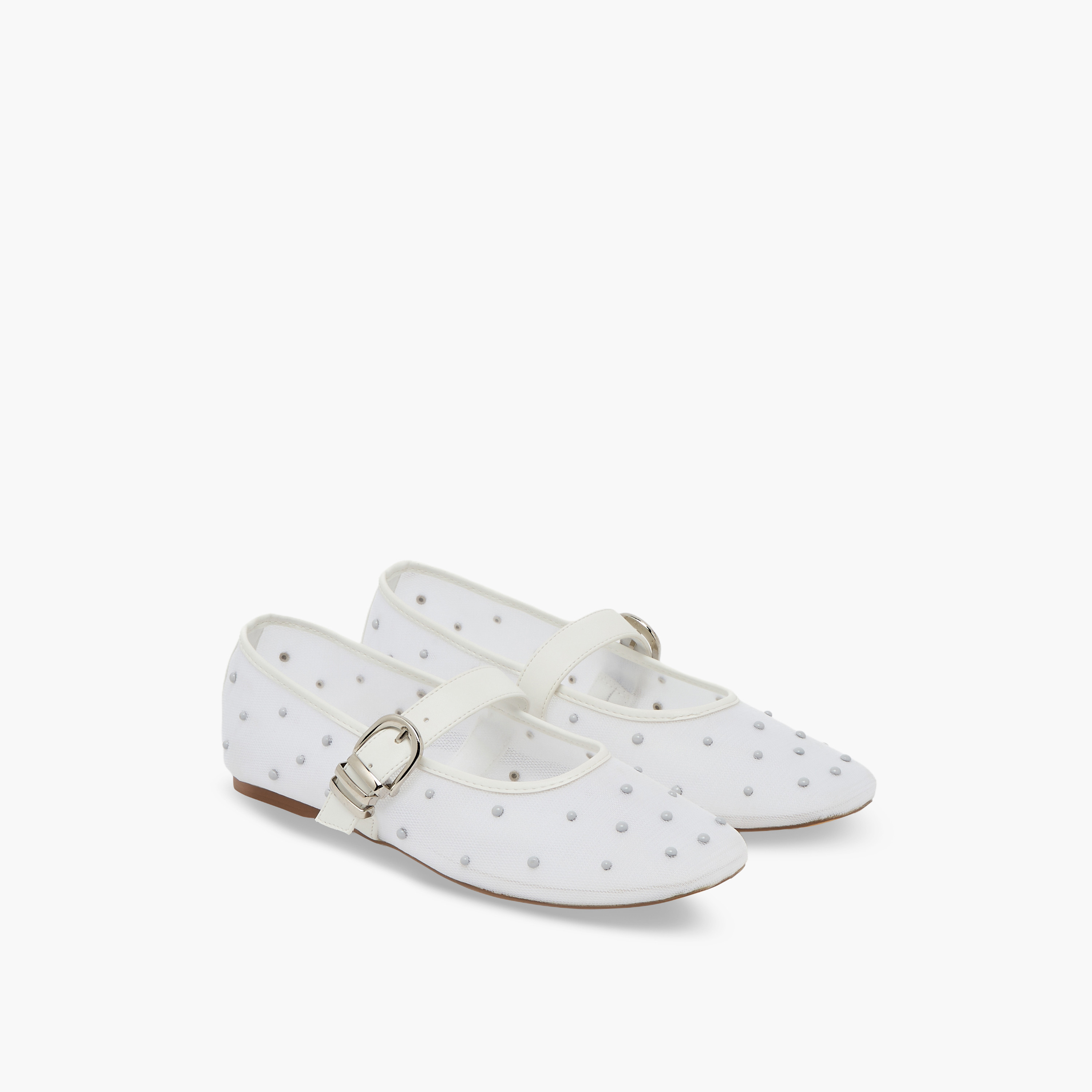 Haadana Women Buckle Closure Ballerina Shoes-women-shoes-ballerinas-image-1