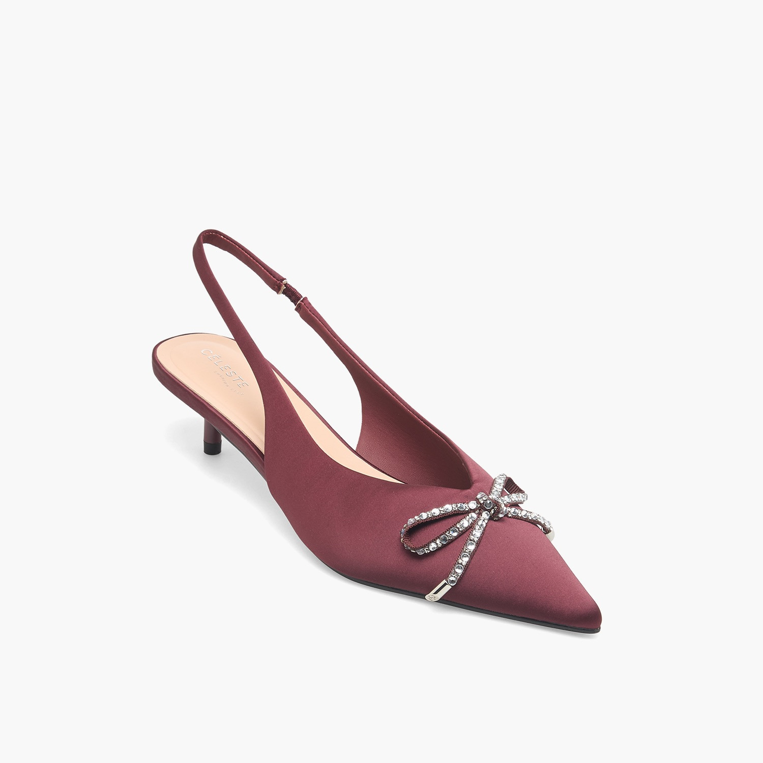 Celeste Women Embellished Slingback Kitten Heel Shoes-women-shoes-heels-image-2