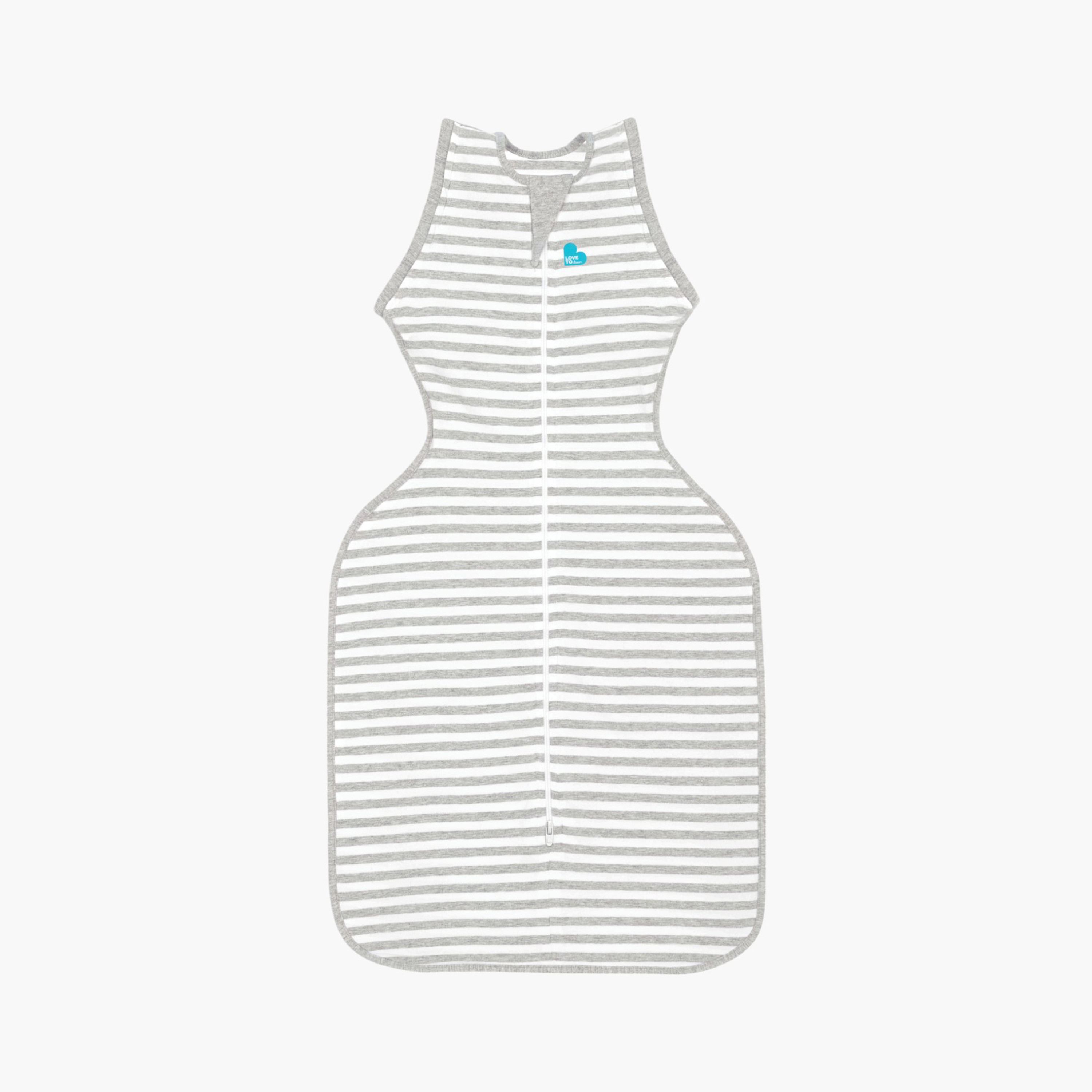 Love To Dream Striped Sleeping Bag with Zip Closure-baby-nursery-blanketsandswaddles-swaddlesandsleepingbags-image-2