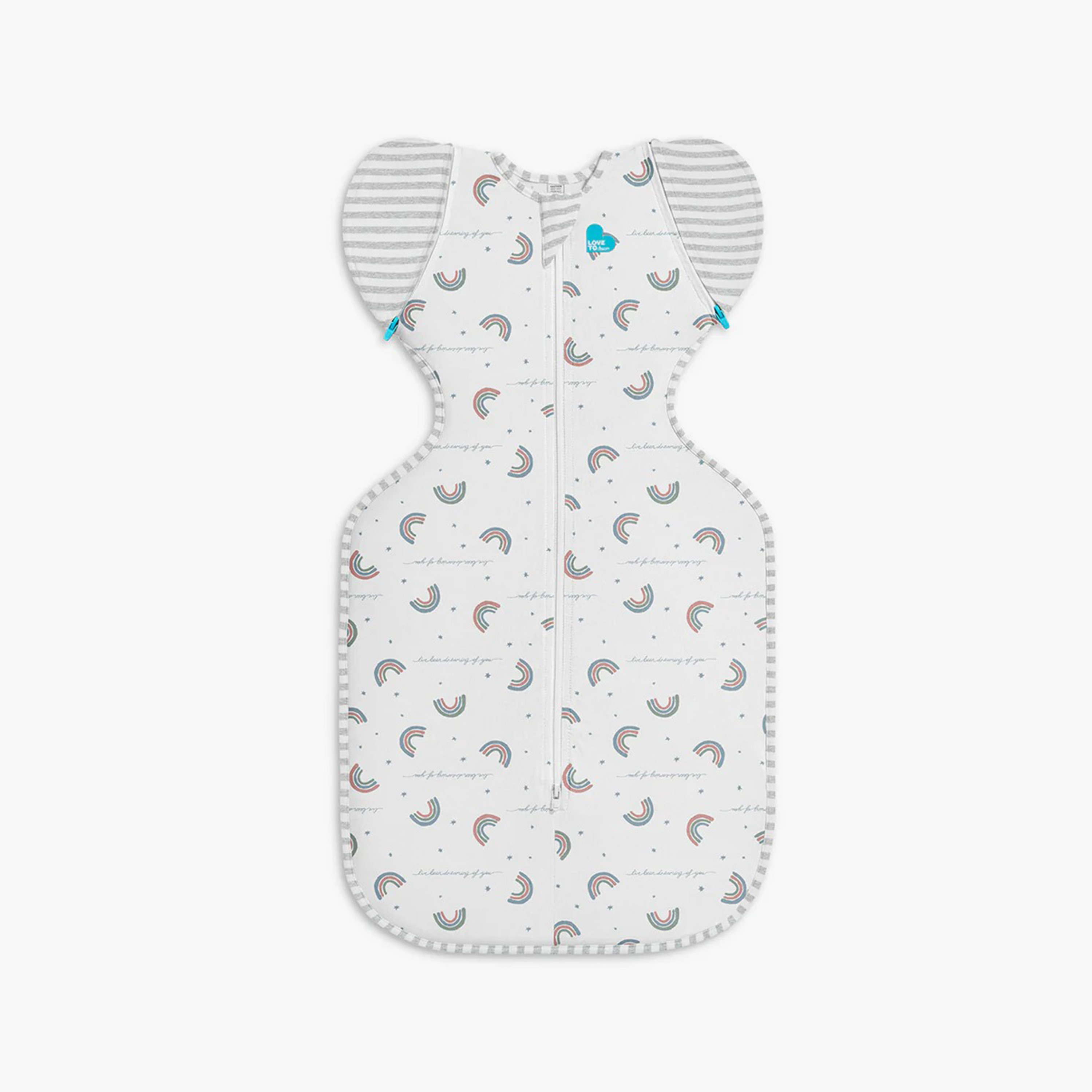 سوادل أب حقيبة انتقال من لاف تو دريم - قوس قزح - أبيض-baby-nursery-blanketsandswaddles-swaddlesandsleepingbags-image-1