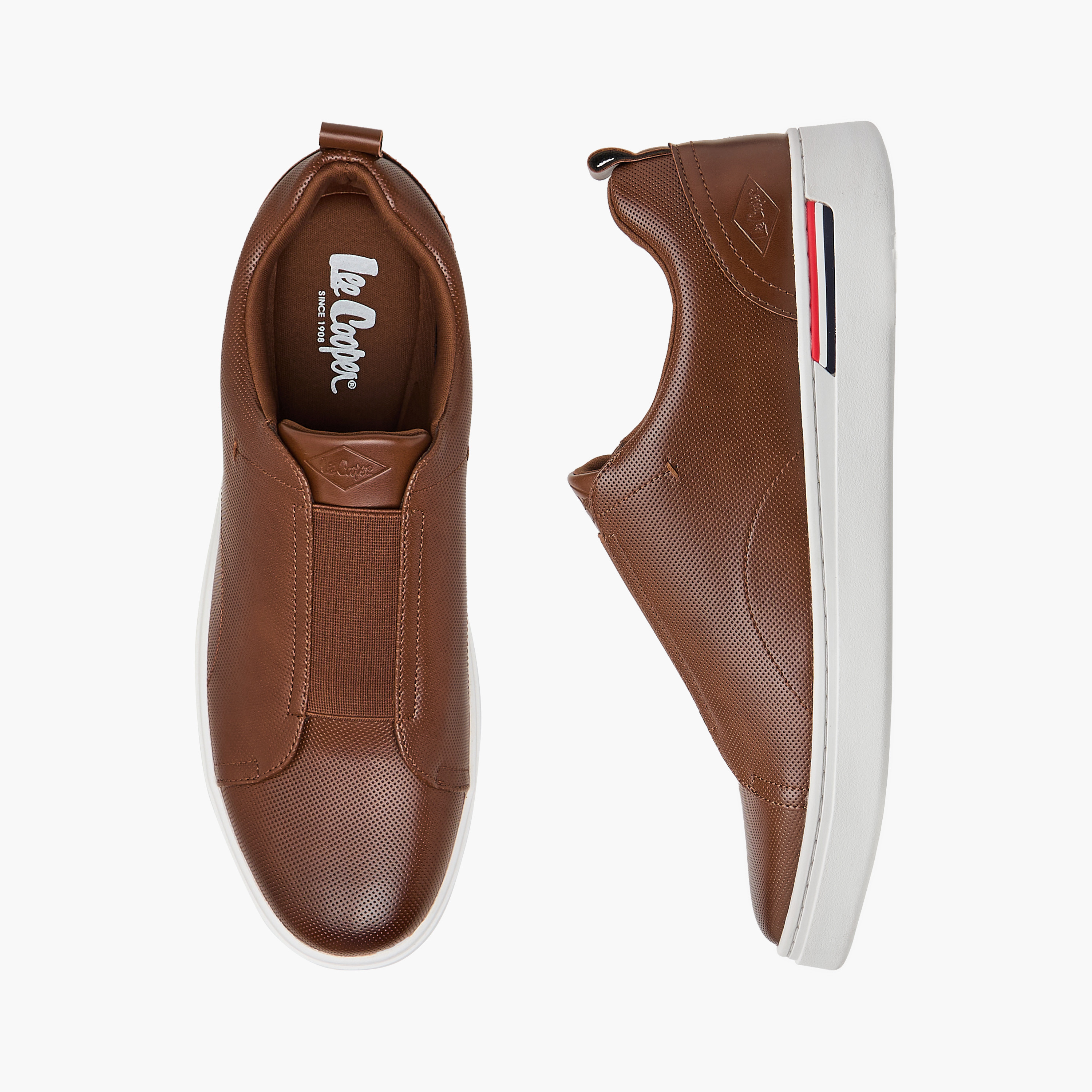Lee Cooper Men's Solid Slip-On Loafers with Pull Tab-men-shoes-loafersandmoccasins-image-1