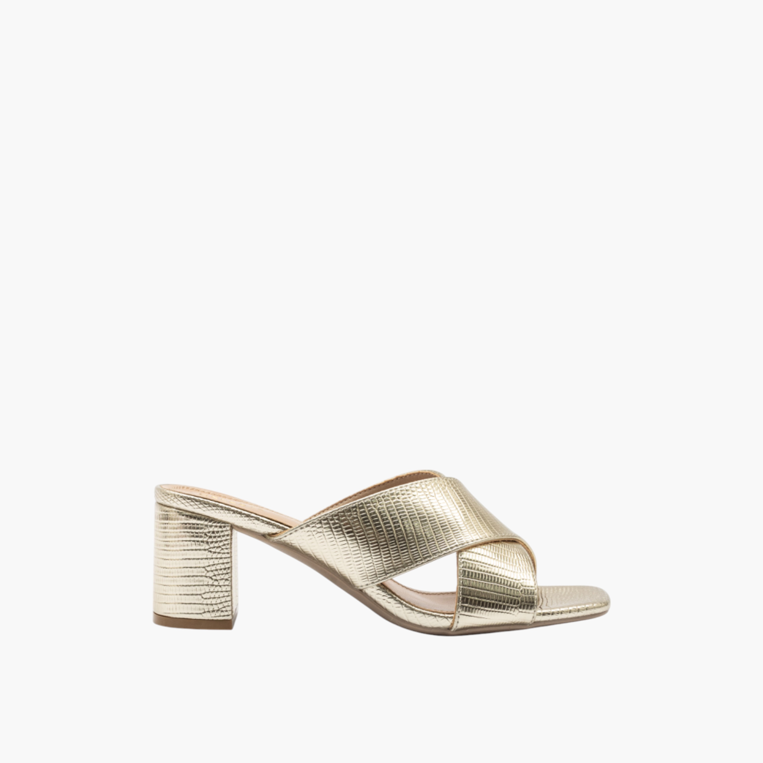صندل بارز الملمس سهل الارتداء بحزام متقاطع وكعب عريض للنساء من سيليست-women-shoes-sandals-heeled-image-3