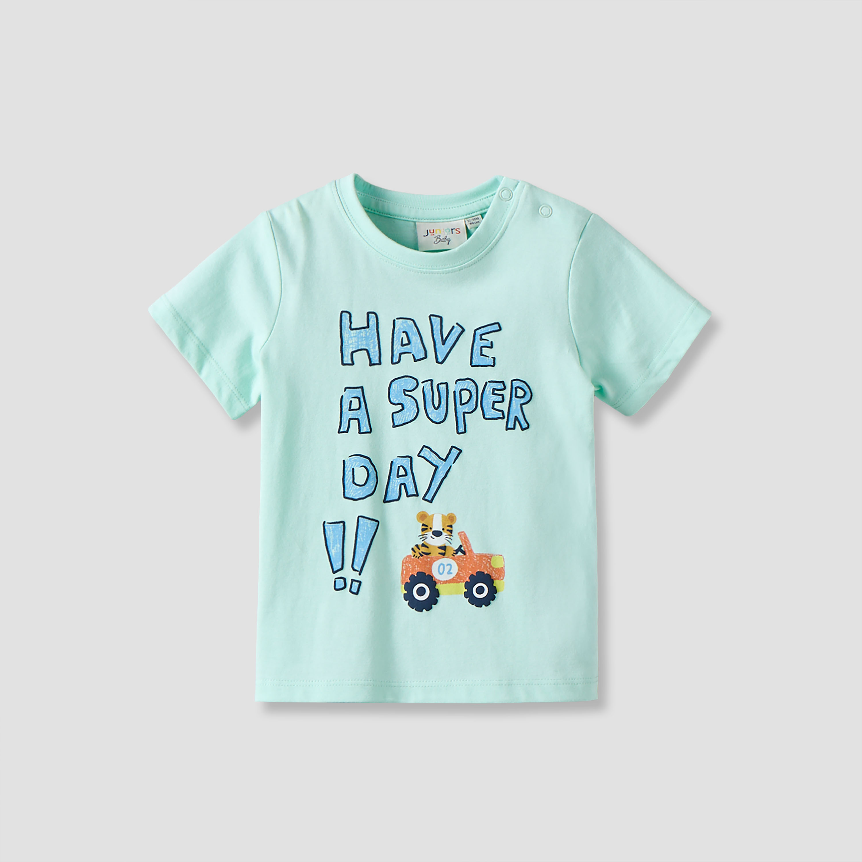 Juniors Short Sleeves T-shirt with Slogan Print-baby-boys-clothing-tshirtsandpolos-image-1