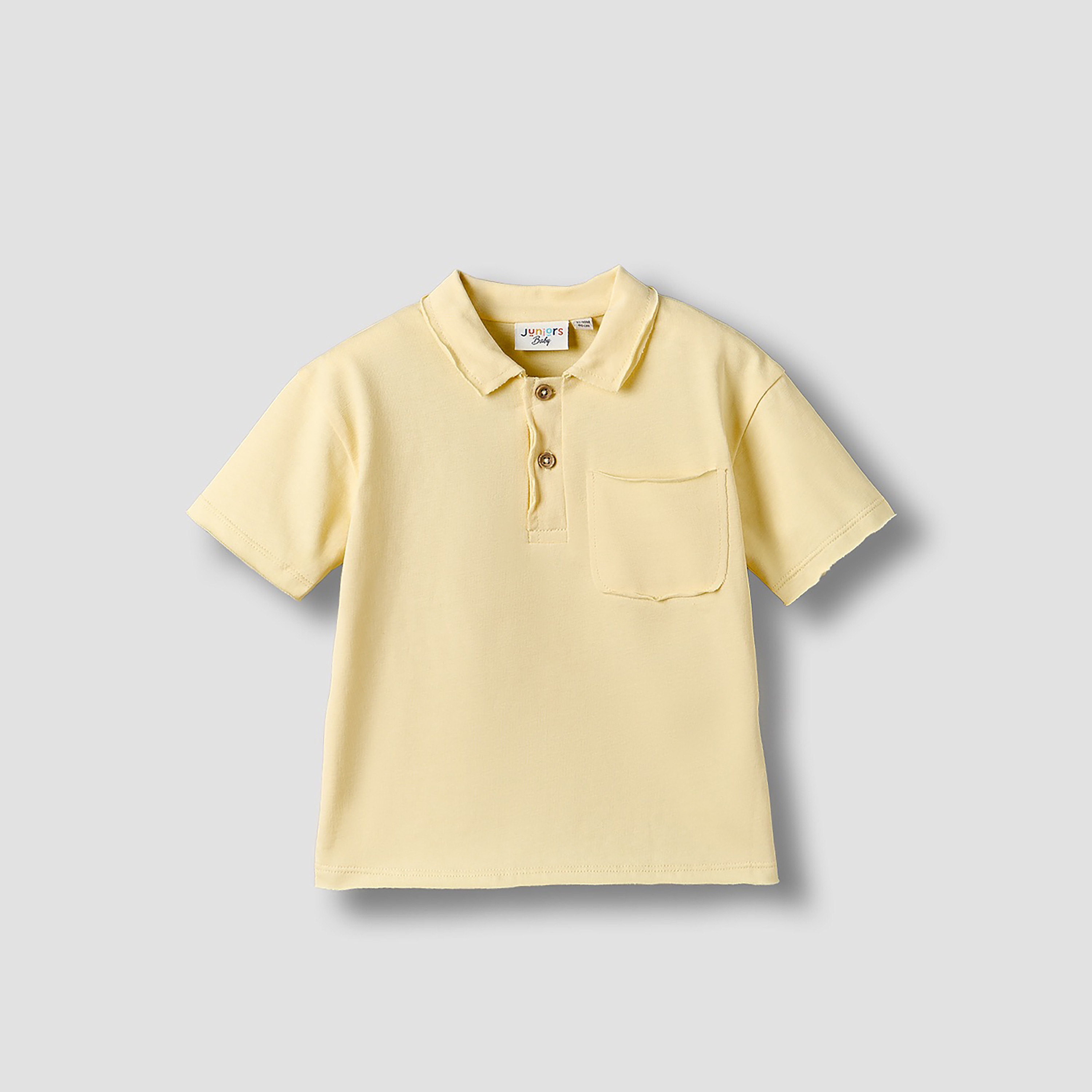تيشيرت بولو بياقة عادية وأكمام قصيرة من جونيورز-baby-boys-clothing-shirts-image-1