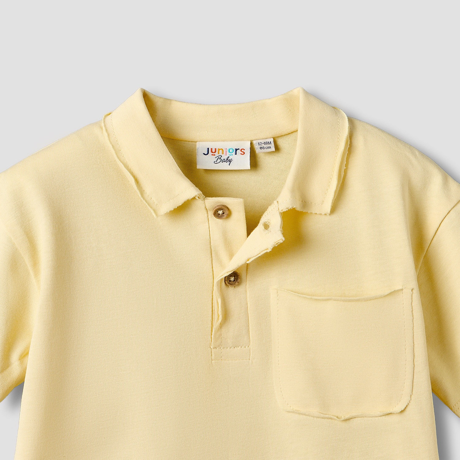 تيشيرت بولو بياقة عادية وأكمام قصيرة من جونيورز-baby-boys-clothing-shirts-image-3