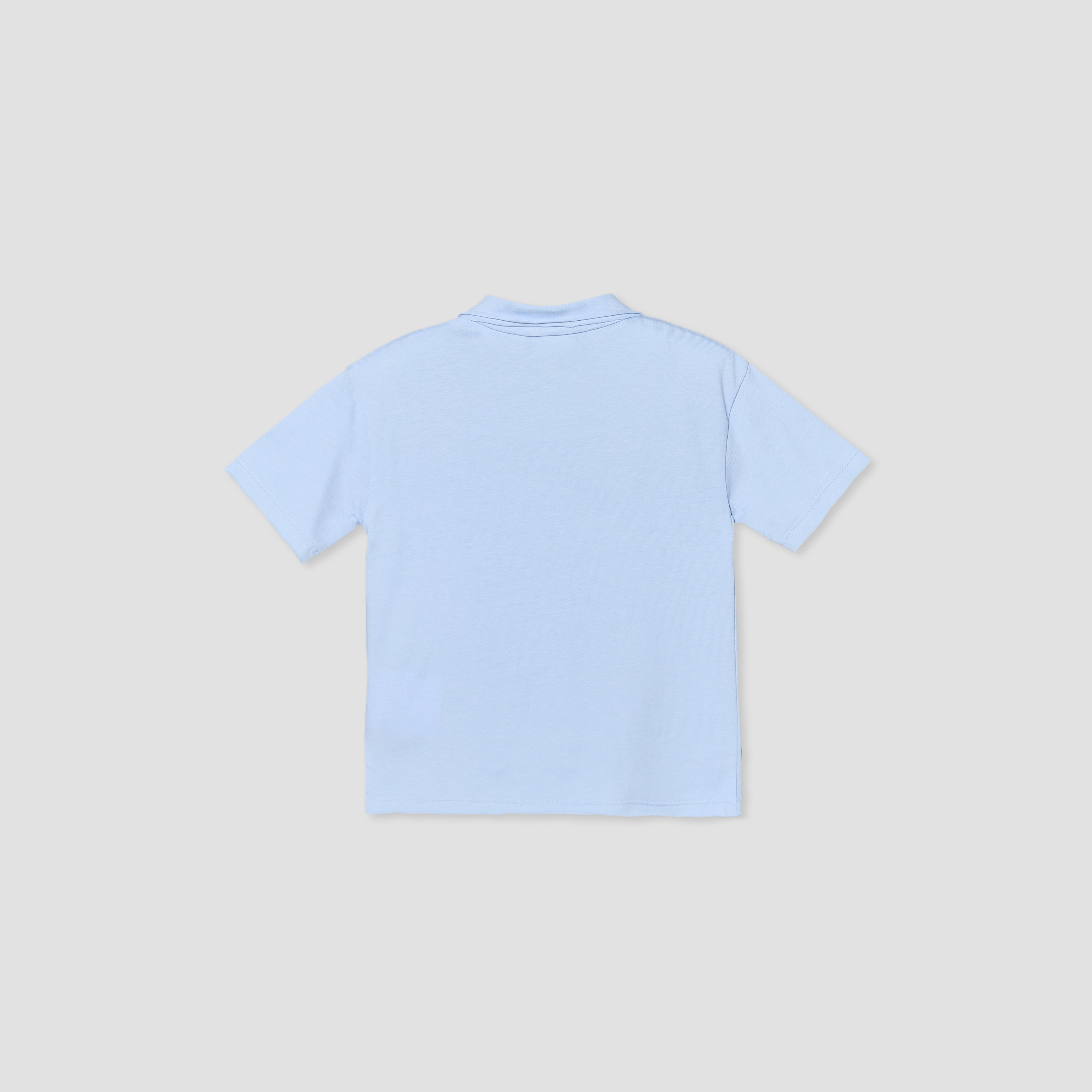 Juniors Collared Short Sleeves Textured Polo T-shirt-baby-boys-clothing-tshirtsandpolos-image-3