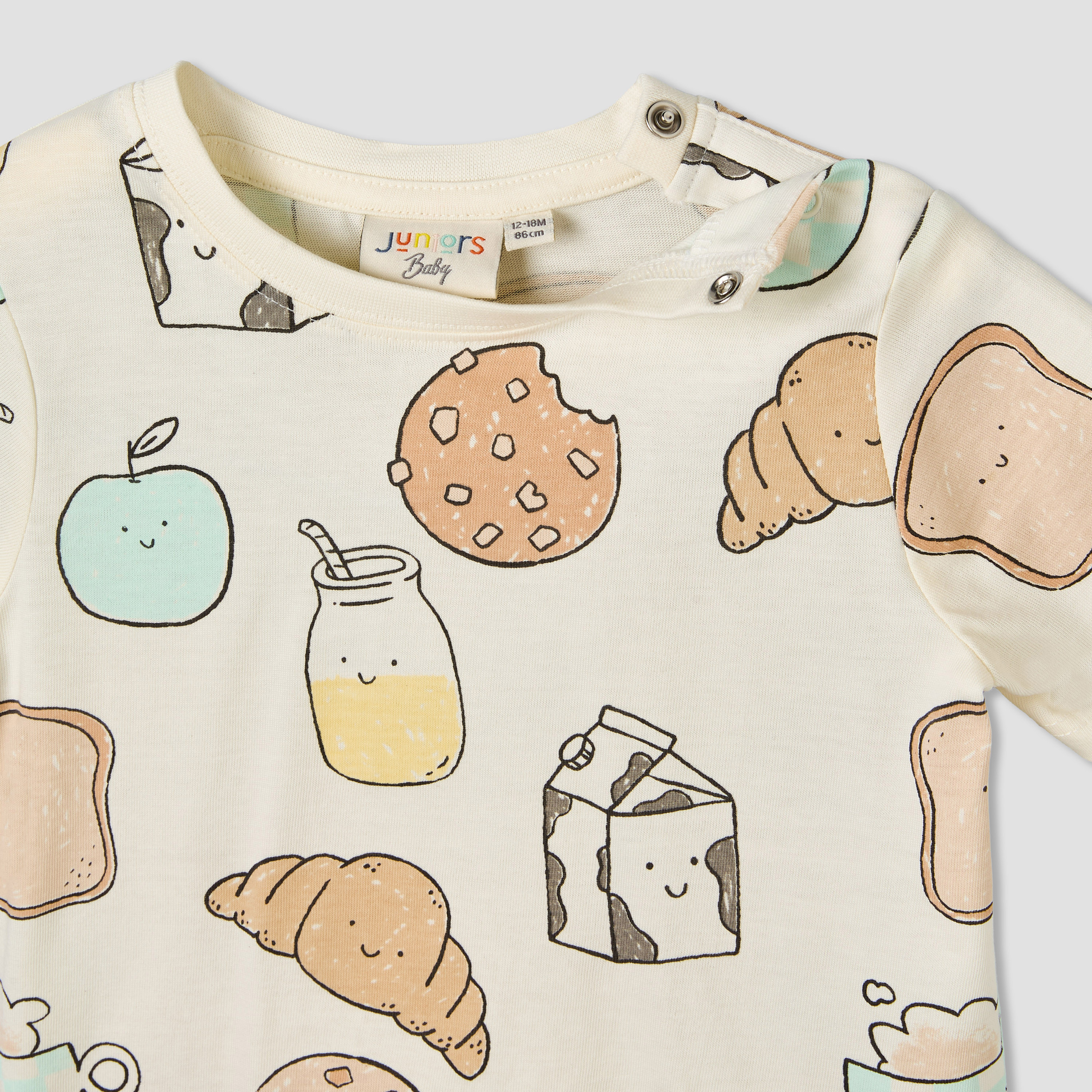 Juniors Crew Neck Short Sleeves T-shirt with Food Print-baby-boys-clothing-tshirtsandpolos-image-3