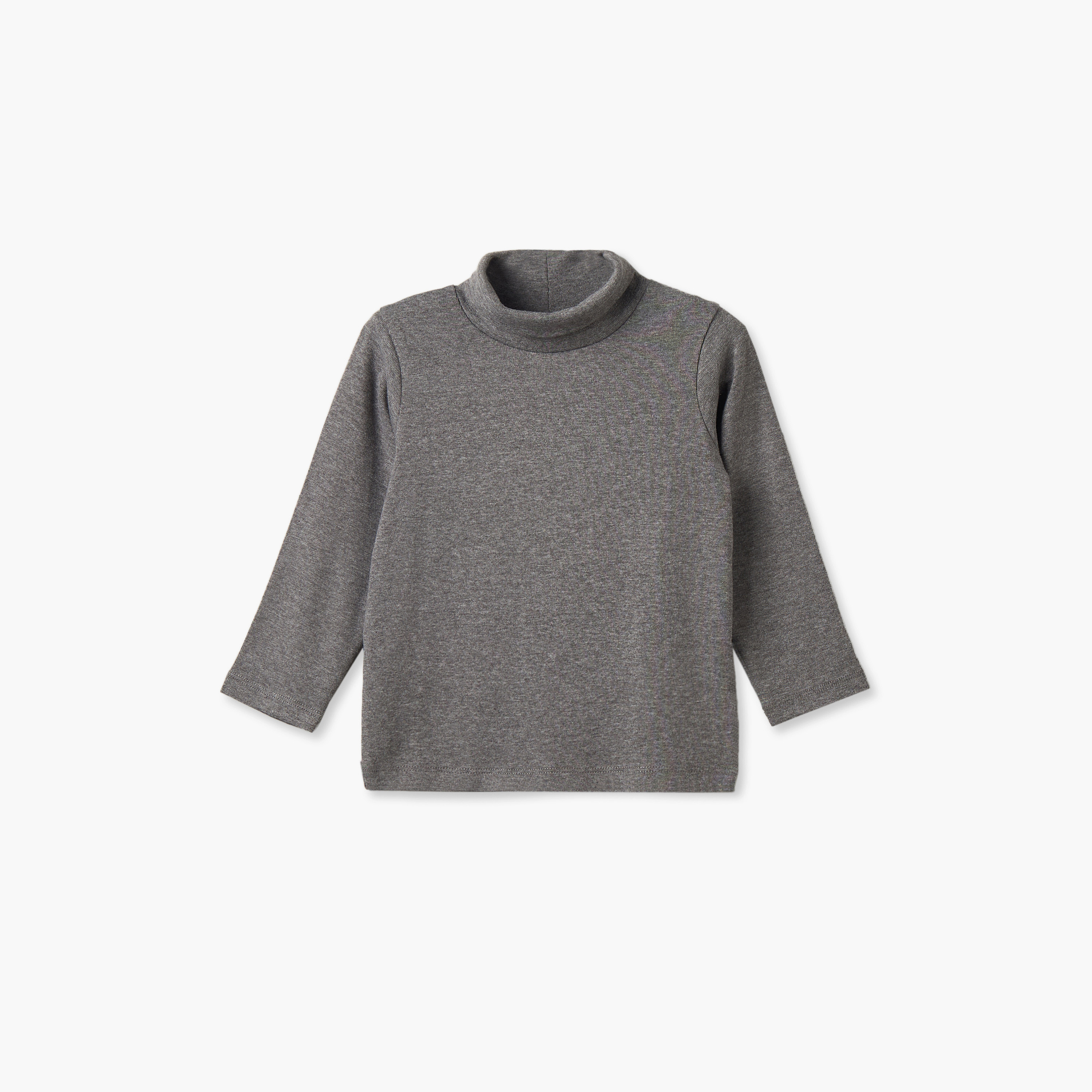 Pack of 2 Juniors Turtle Neck Long Sleeves T-shirt-baby-boys-clothing-tshirtsandpolos-image-3