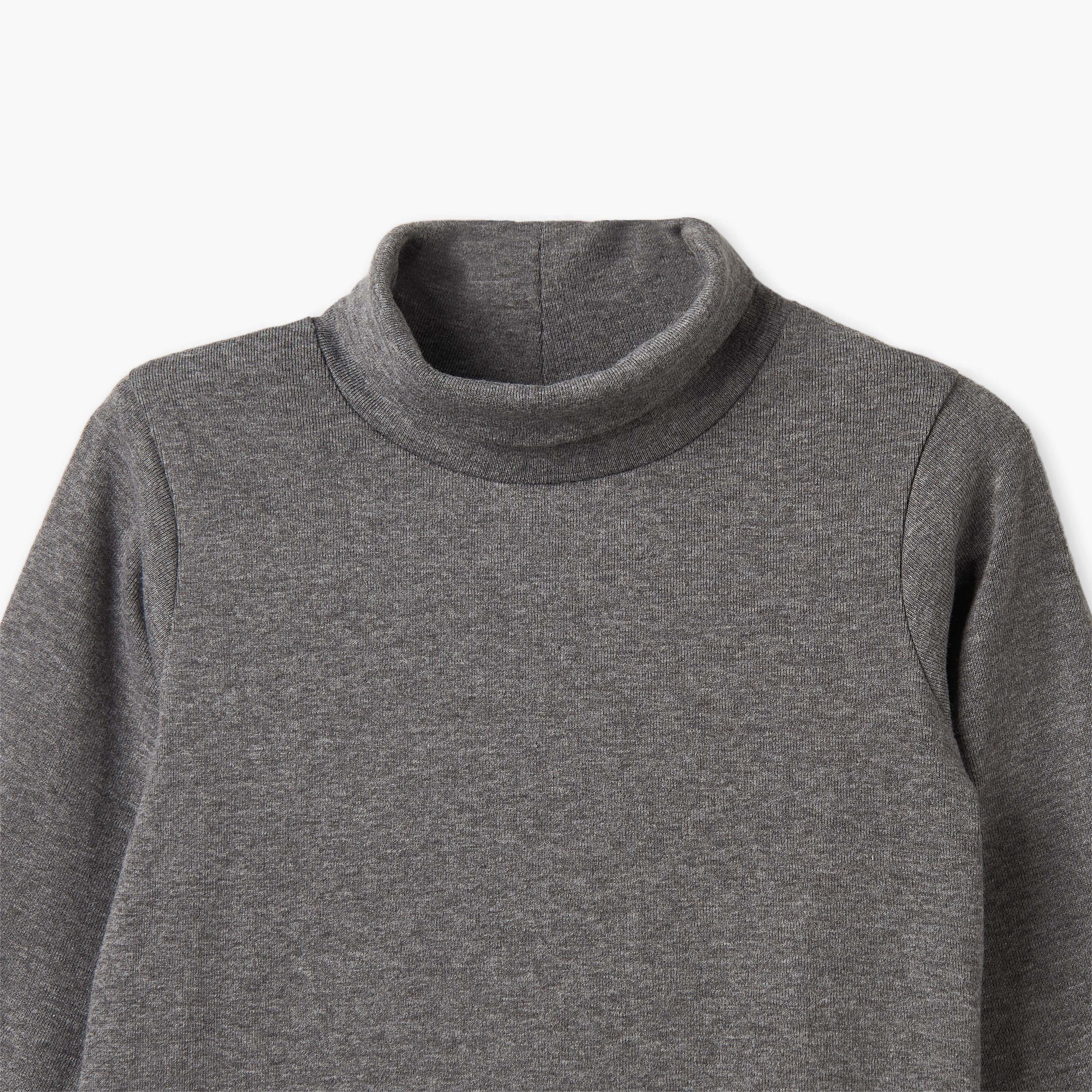 Pack of 2 Juniors Turtle Neck Long Sleeves T-shirt-baby-boys-clothing-tshirtsandpolos-image-7