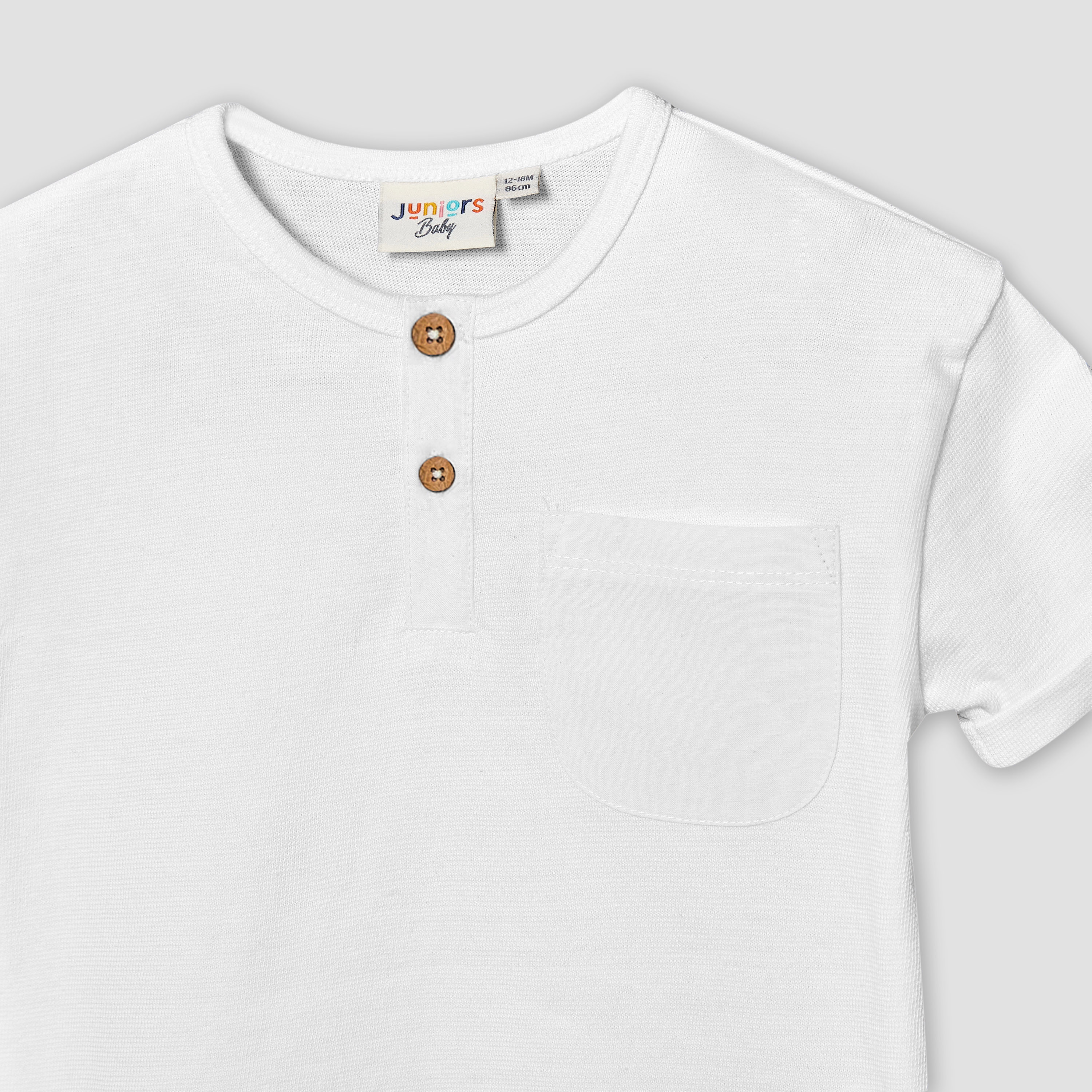 Juniors Henley Neck Short Sleeves T-shirt with Chest Pocket-baby-boys-clothing-tshirtsandpolos-image-4