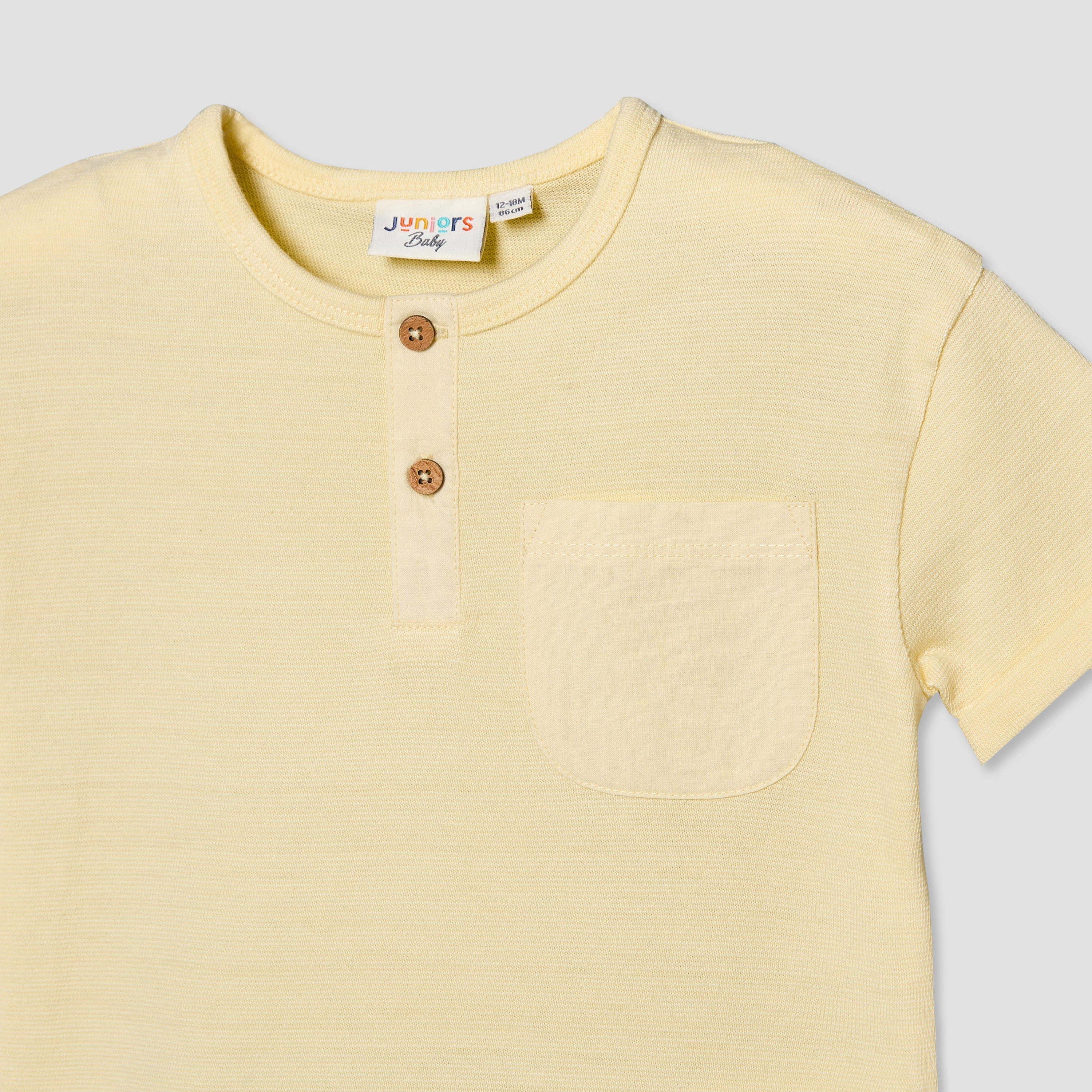 Juniors Henley Neck Short Sleeves T-shirt with Chest Pocket-baby-boys-clothing-tshirtsandpolos-image-4