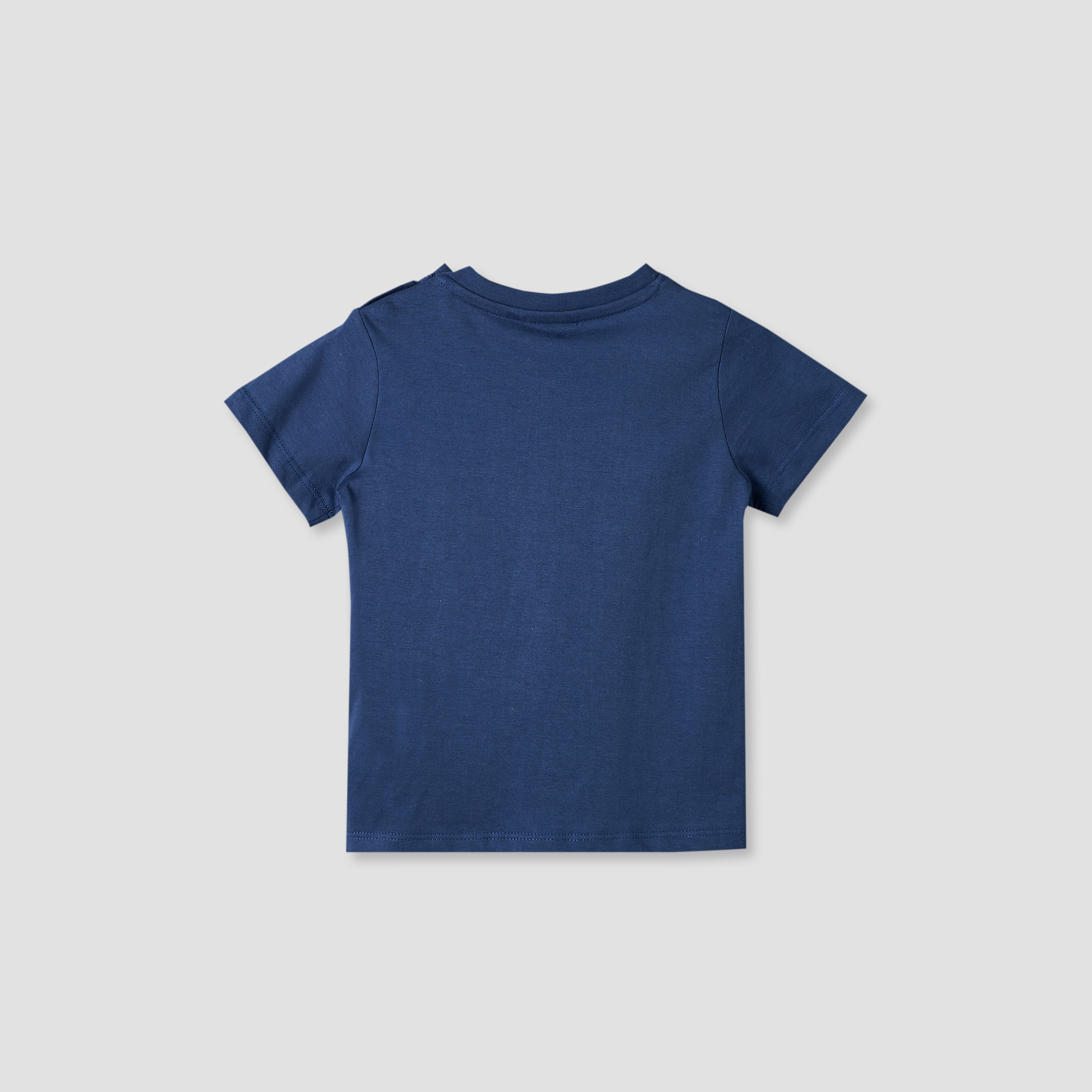 Pack of 3 Juniors Round Neck Short Sleeves T-shirt with Farm Print-baby-boys-clothing-tshirtsandpolos-image-3