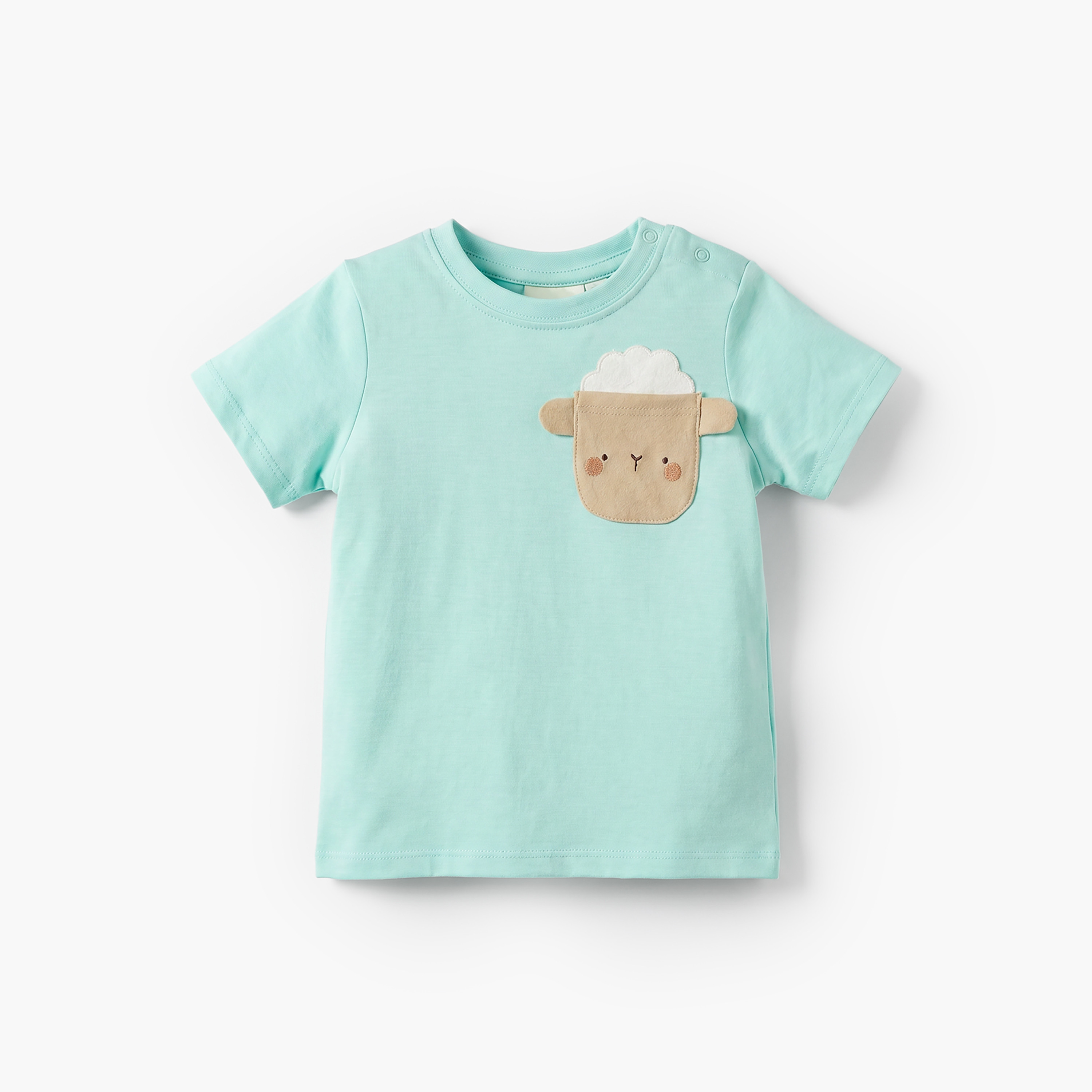 Pack of 3 Juniors Crew Neck Short Sleeves T-shirt with Farm Animal Print-baby-boys-clothing-tshirtsandpolos-image-4
