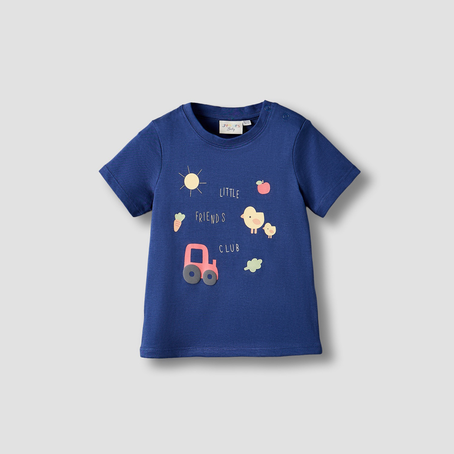 تيشيرت بياقة ضيقة وأكمام قصيرة وطبعات من جونيورز-baby-boys-clothing-shirts-image-1