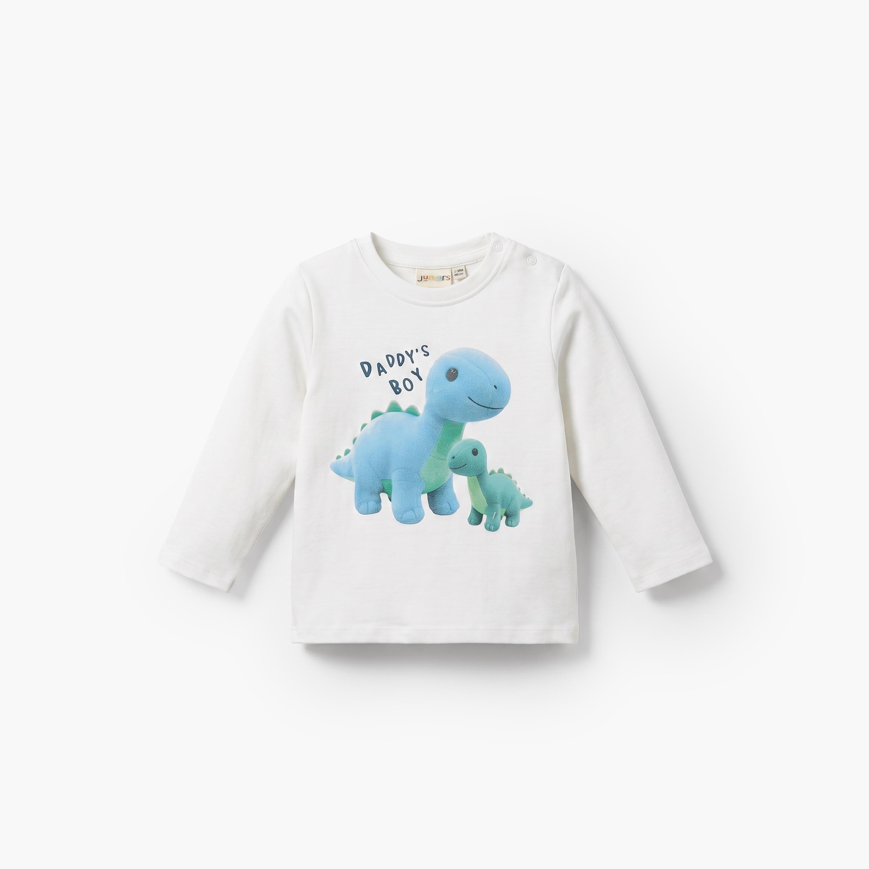 Juniors Long Sleeves T-shirt with Dinosaur Print-baby-boys-clothing-tshirtsandpolos-image-2