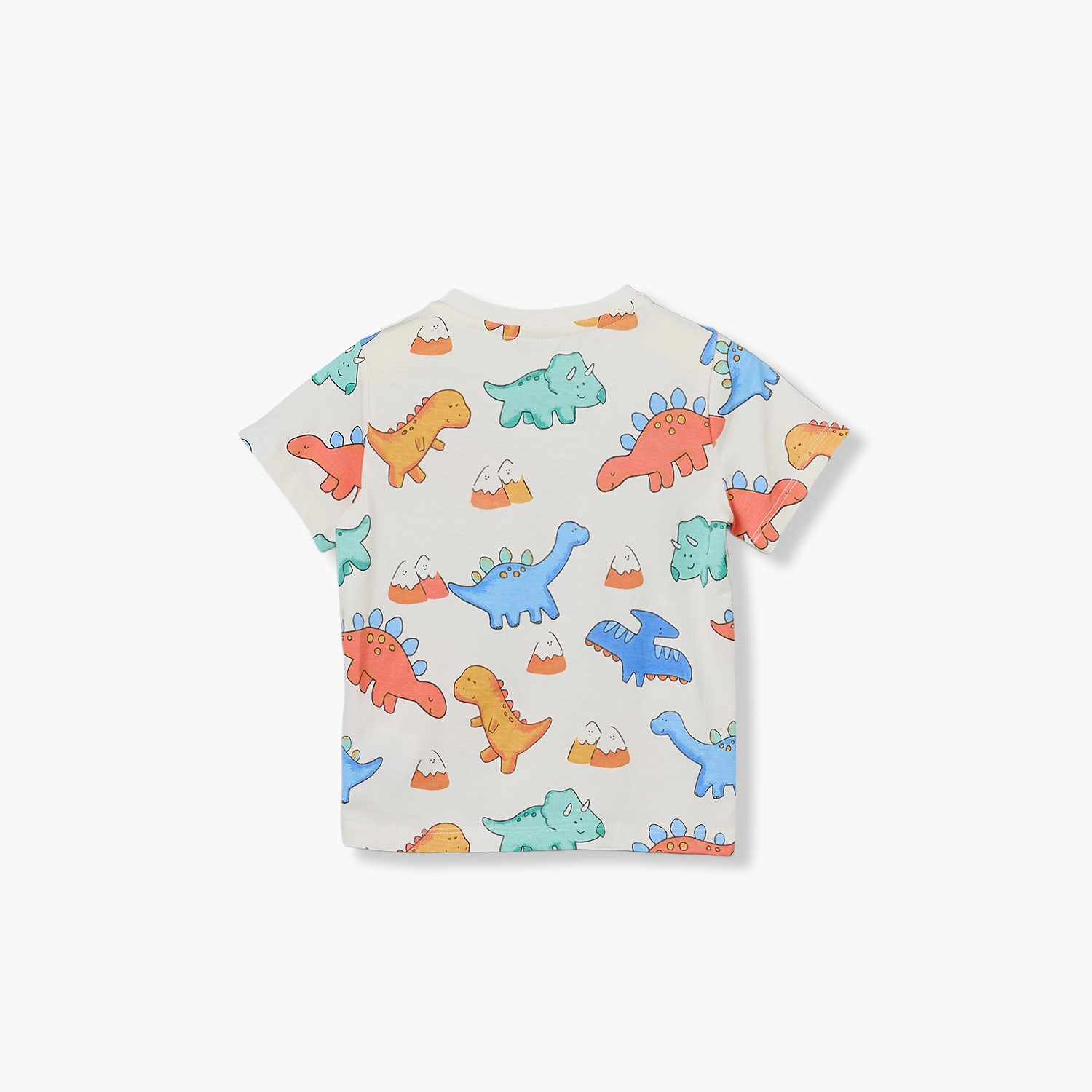 Juniors Crew Neck Long Sleeves T-shirt with Construction Vehicle Print-baby-boys-clothing-tshirtsandpolos-image-2