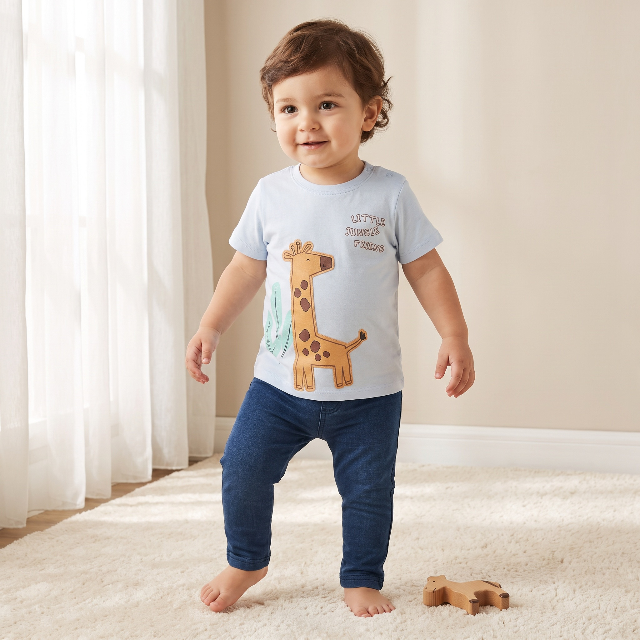Juniors Long Sleeves T-shirt with Dinosaur Print-baby-boys-clothing-tshirtsandpolos-image-1