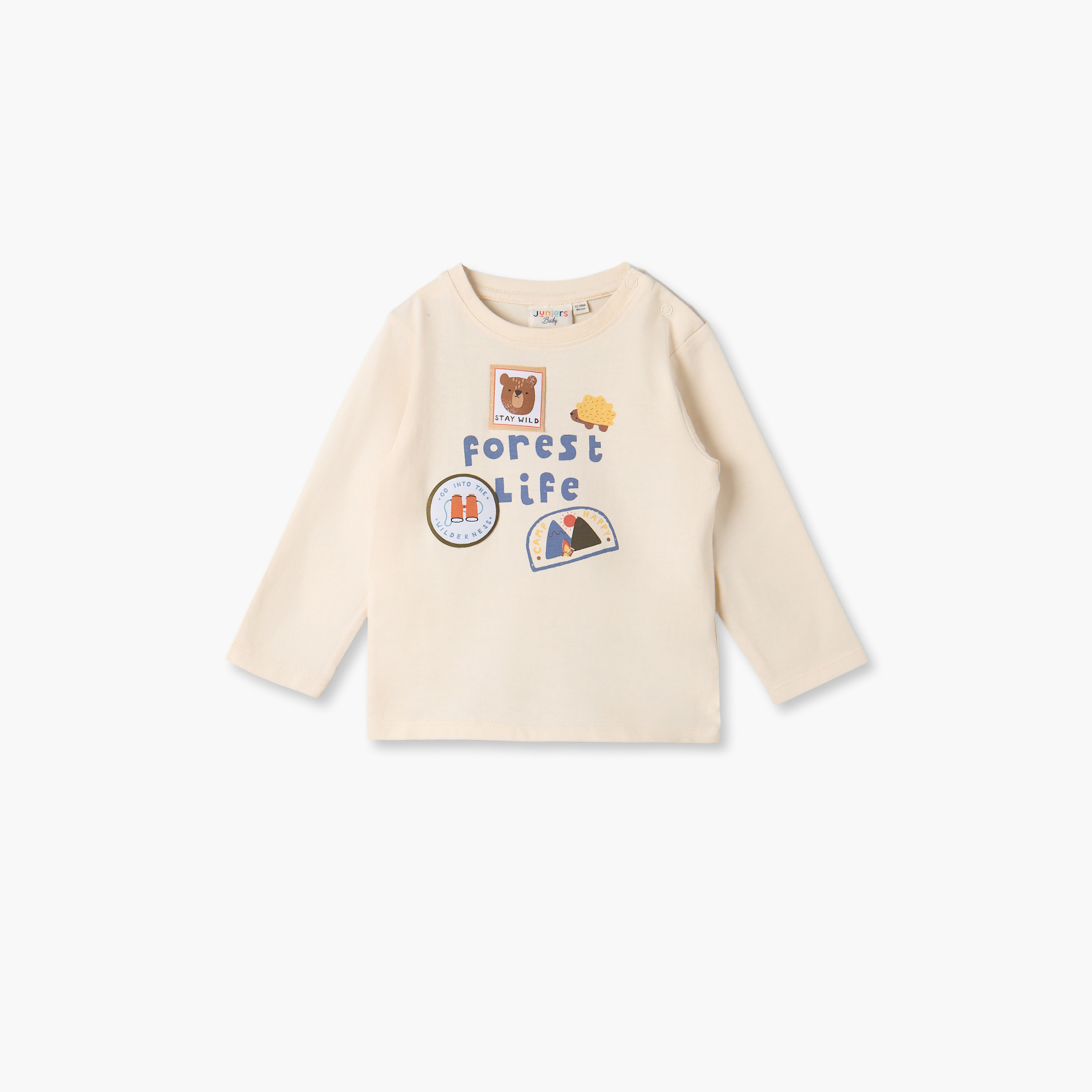 تيشيرتات بطبعات ديناصور وياقة ضيقة وأكمام طويلة من جونيورز - عبوة 3 قطع-baby-boys-clothing-tshirtsandpolos-image-3