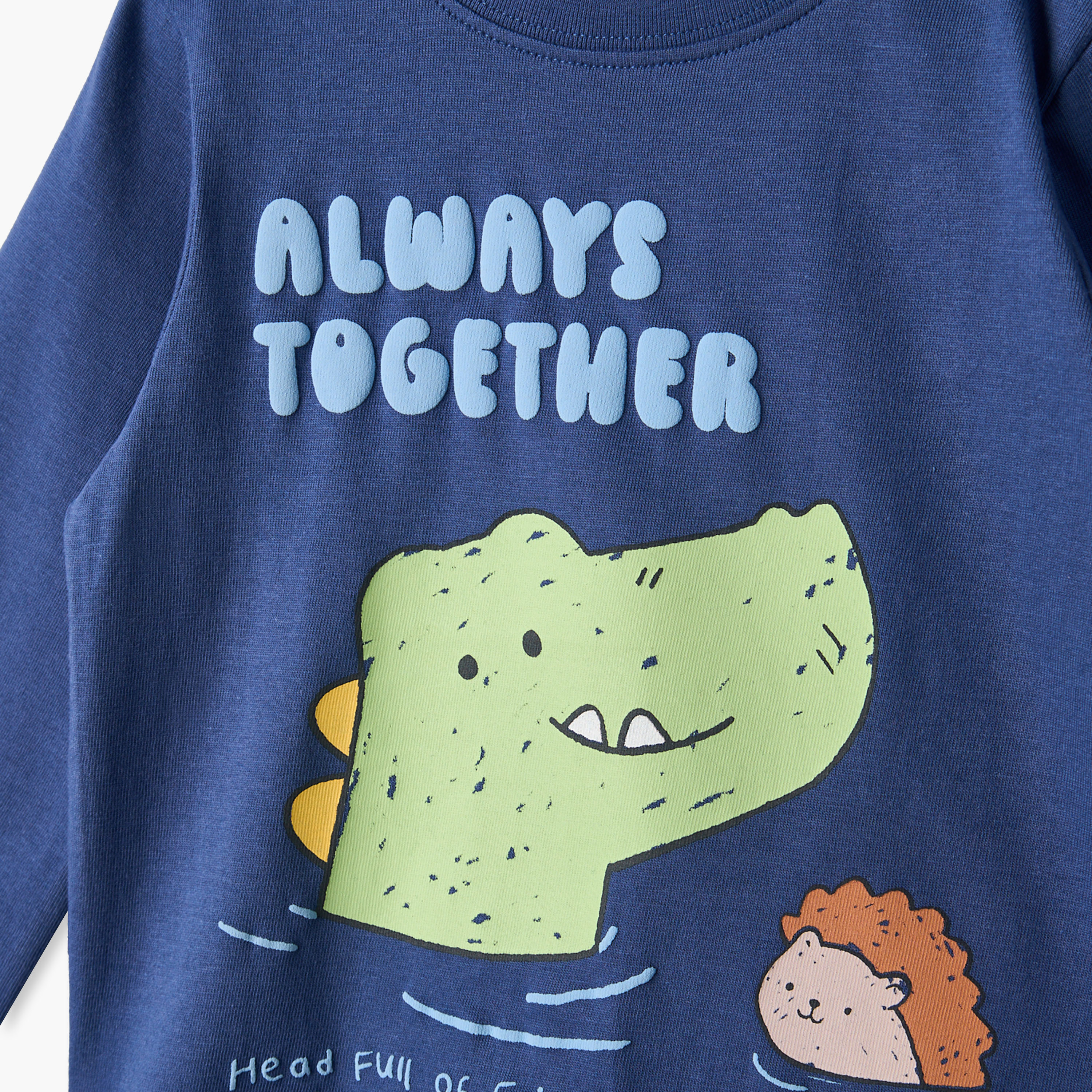 تيشيرت بأكمام طويلة وطبعات ديناصور من جونيورز-baby-boys-clothing-tshirtsandpolos-image-3