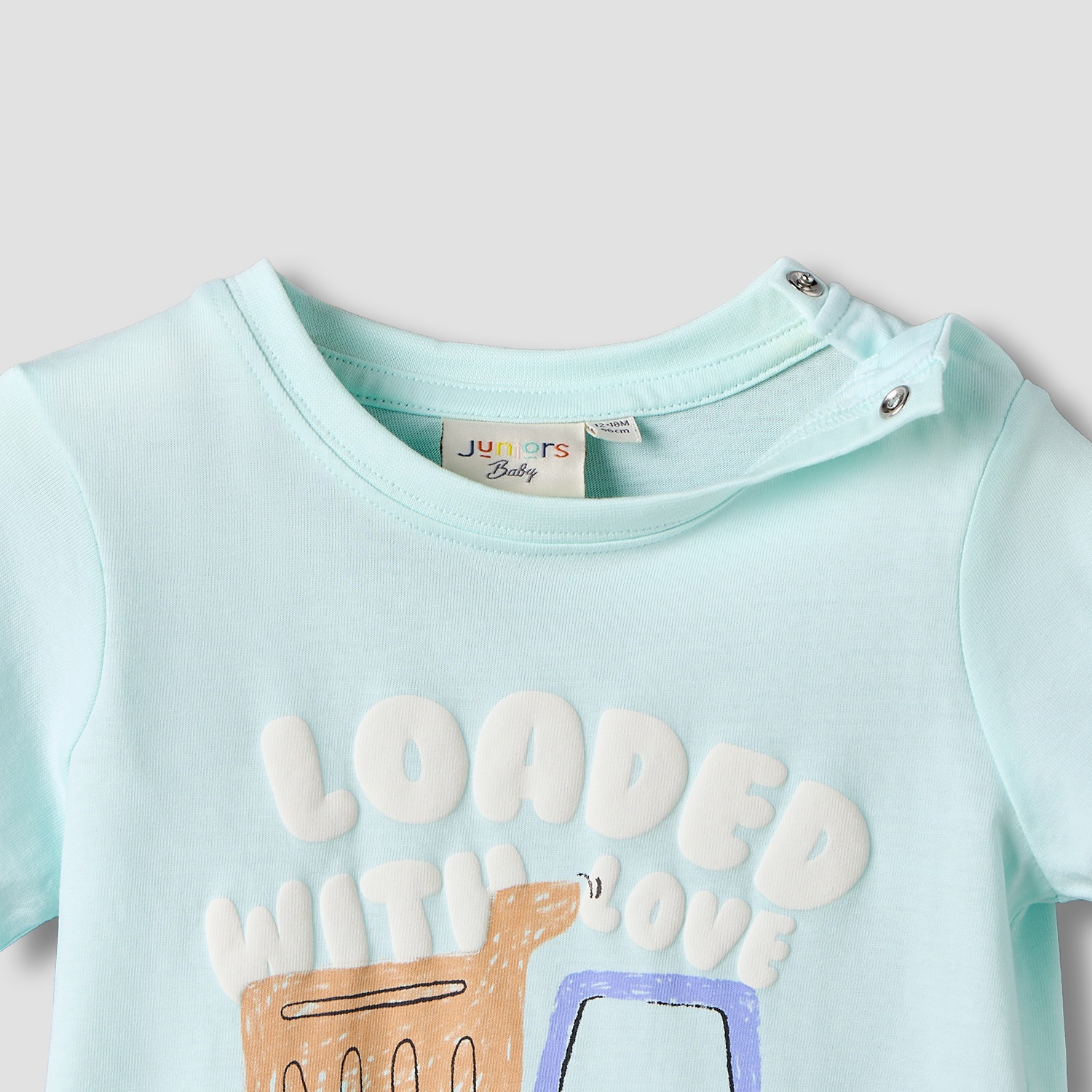 Juniors Crew Neck Short Sleeves T-shirt with Vehicle Print-baby-boys-clothing-shirts-image-3
