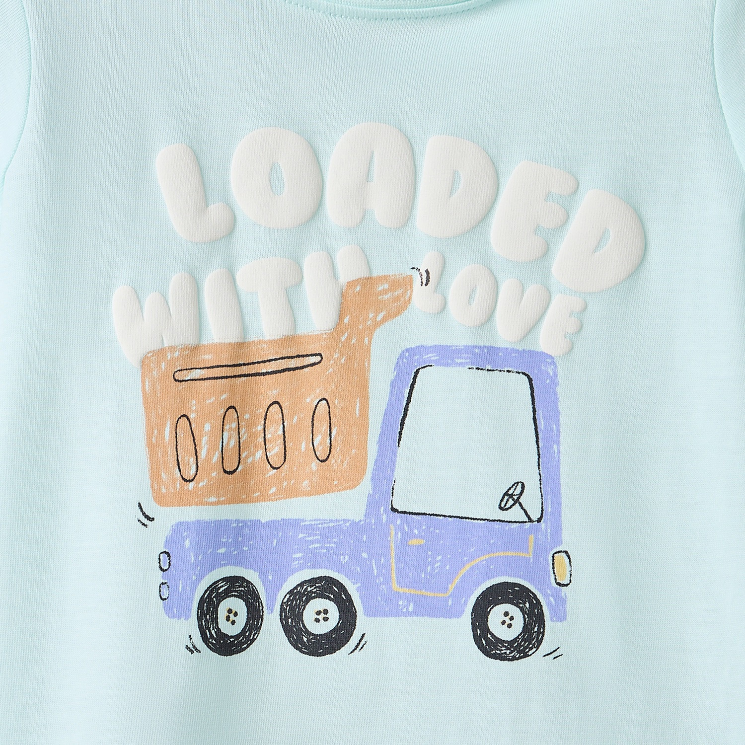 Juniors Crew Neck Short Sleeves T-shirt with Vehicle Print-baby-boys-clothing-shirts-image-4