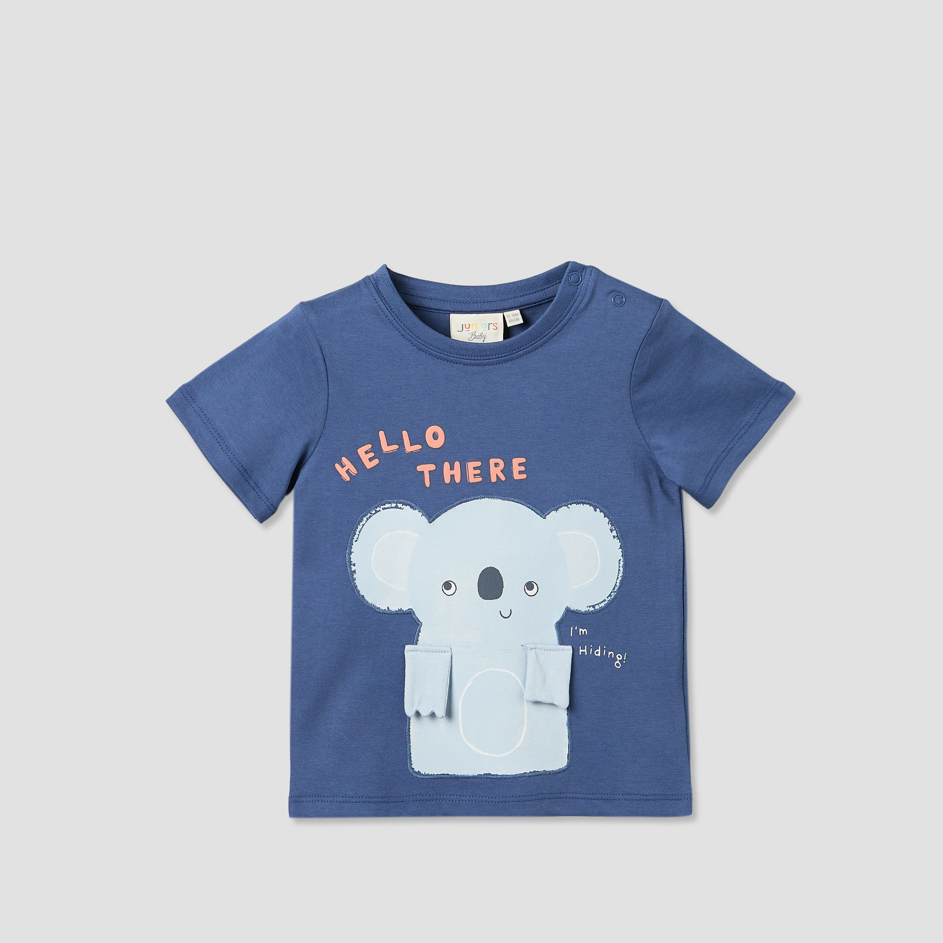Pack of 3 Juniors Round Neck Short Sleeves T-shirt with Music Print-baby-boys-clothing-tshirtsandpolos-image-3