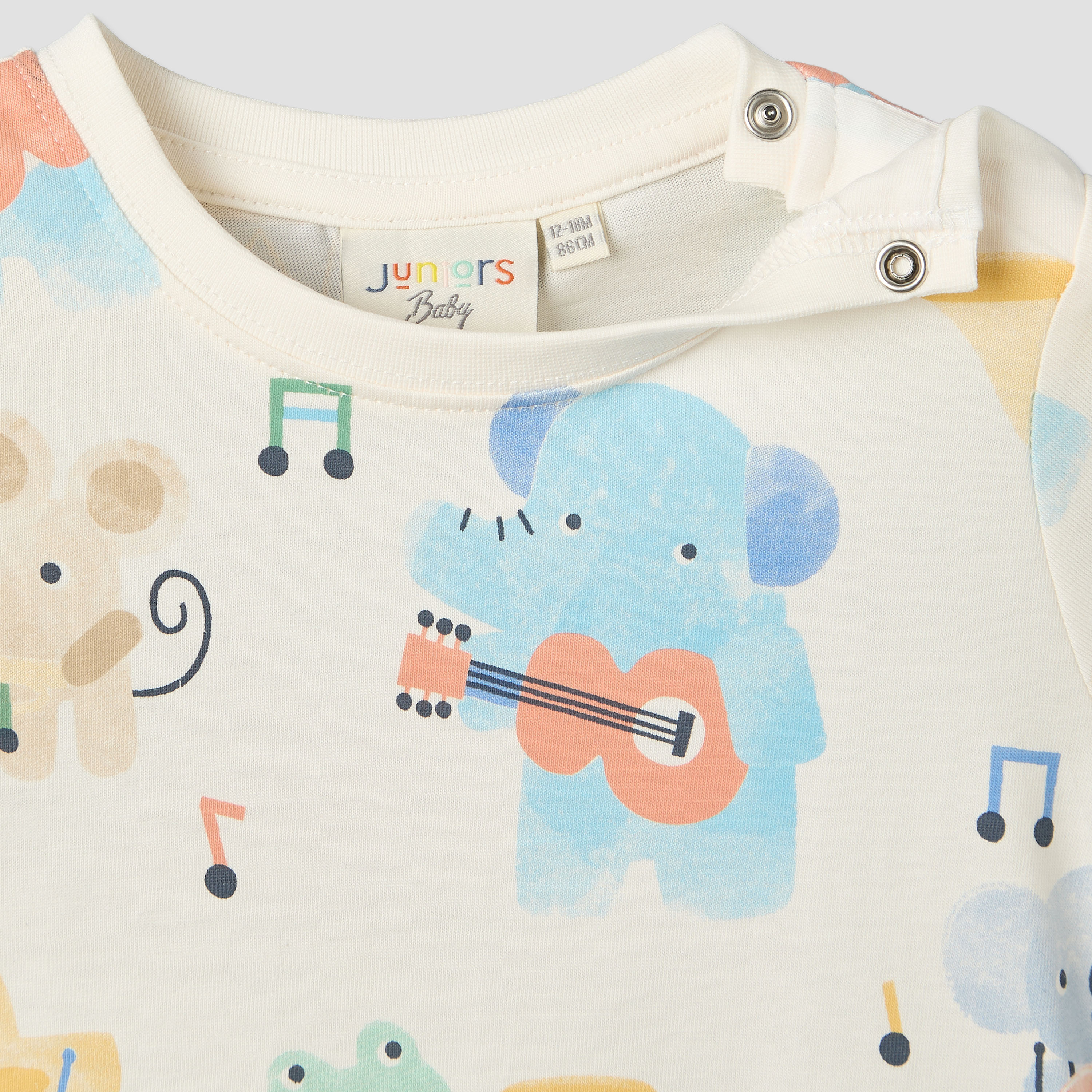 Pack of 3 Juniors Round Neck Short Sleeves T-shirt with Music Print-baby-boys-clothing-tshirtsandpolos-image-7