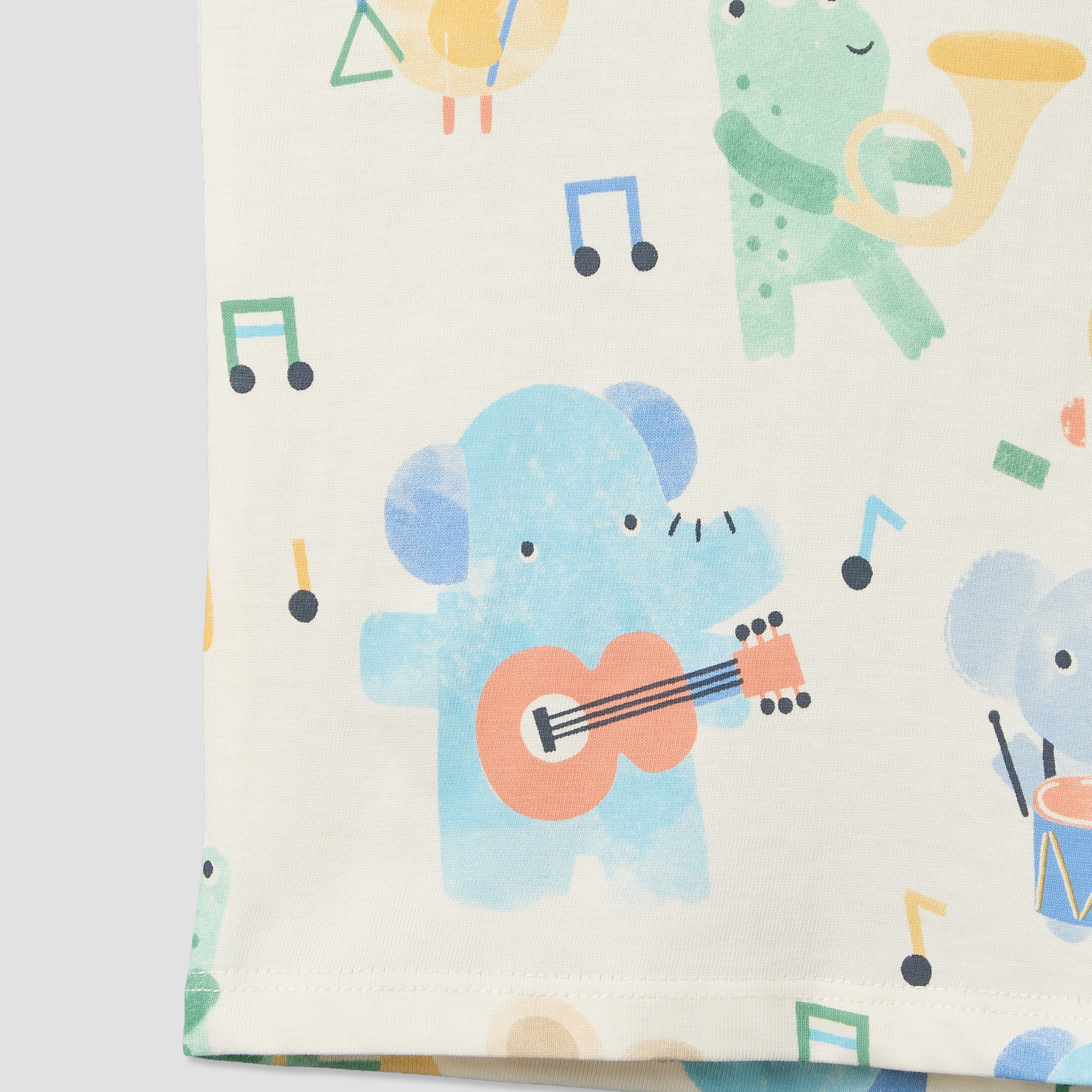 Pack of 3 Juniors Round Neck Short Sleeves T-shirt with Music Print-baby-boys-clothing-tshirtsandpolos-image-8