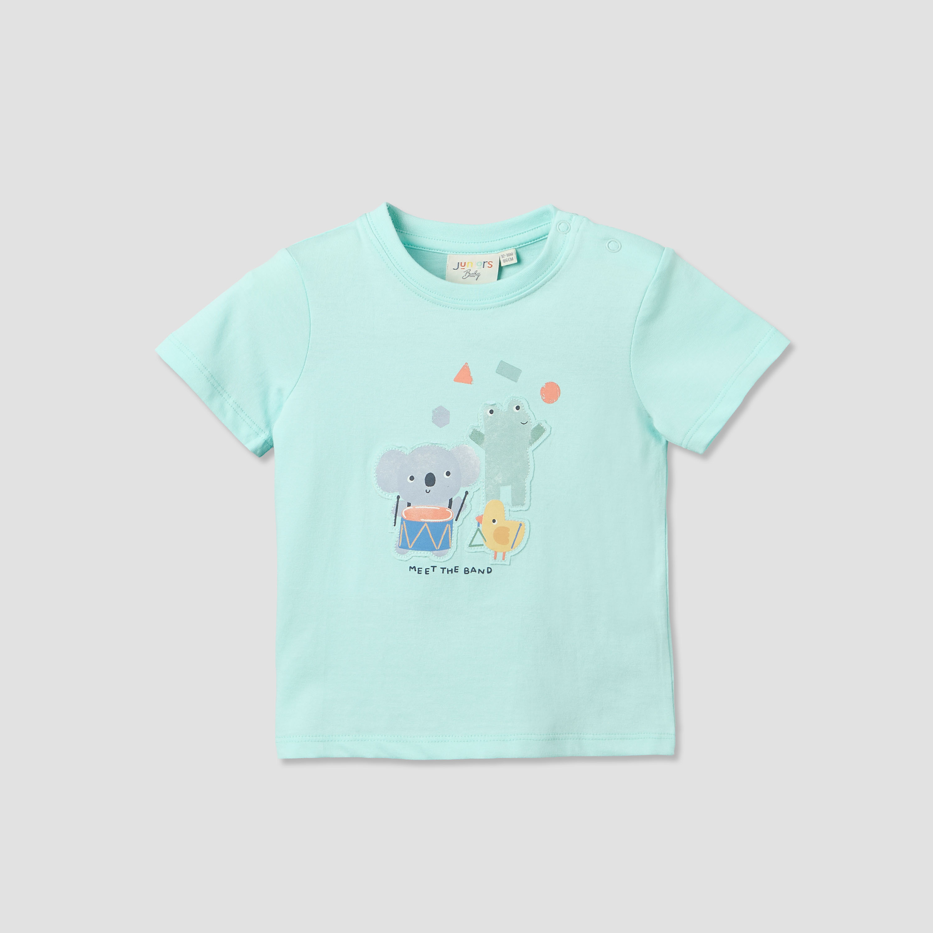 Pack of 3 Juniors Round Neck Short Sleeves T-shirt with Music Print-baby-boys-clothing-tshirtsandpolos-image-4