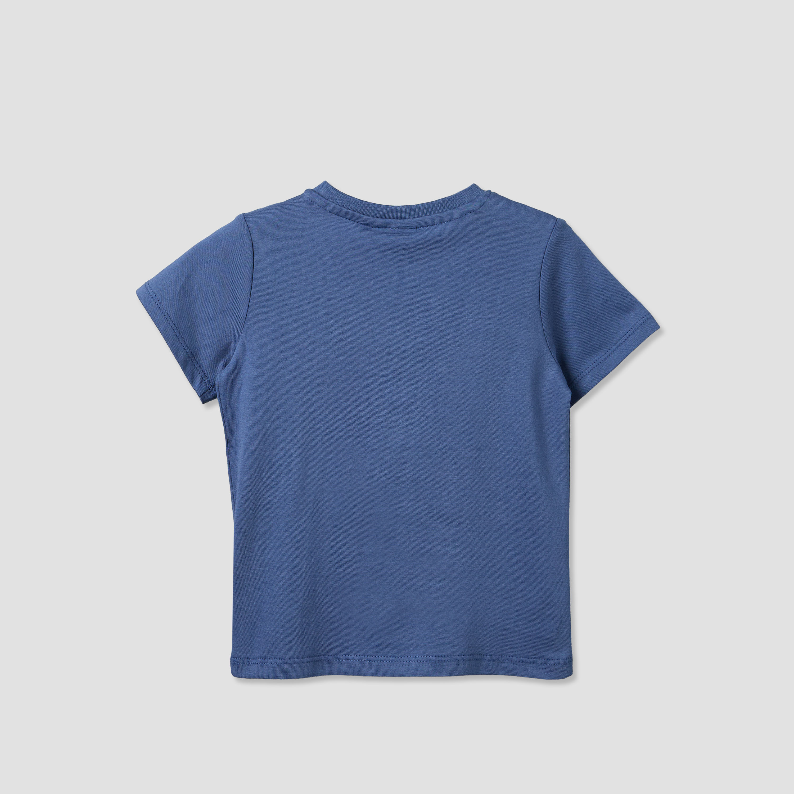 Pack of 3 Juniors Round Neck Short Sleeves T-shirt with Music Print-baby-boys-clothing-tshirtsandpolos-image-6
