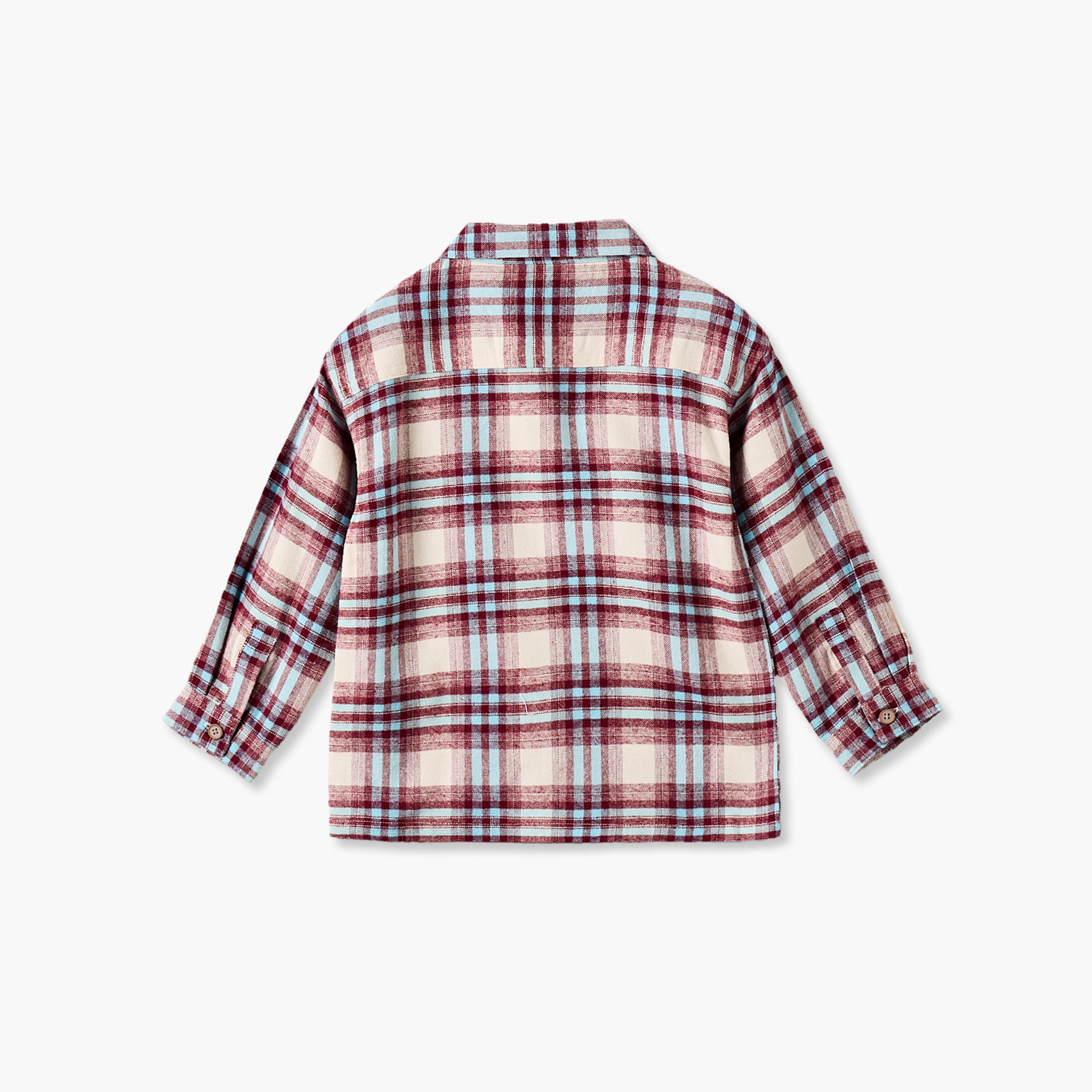 قميص كاروهات بأكمام طويلة من جونيورز-baby-boys-clothing-shirts-image-2