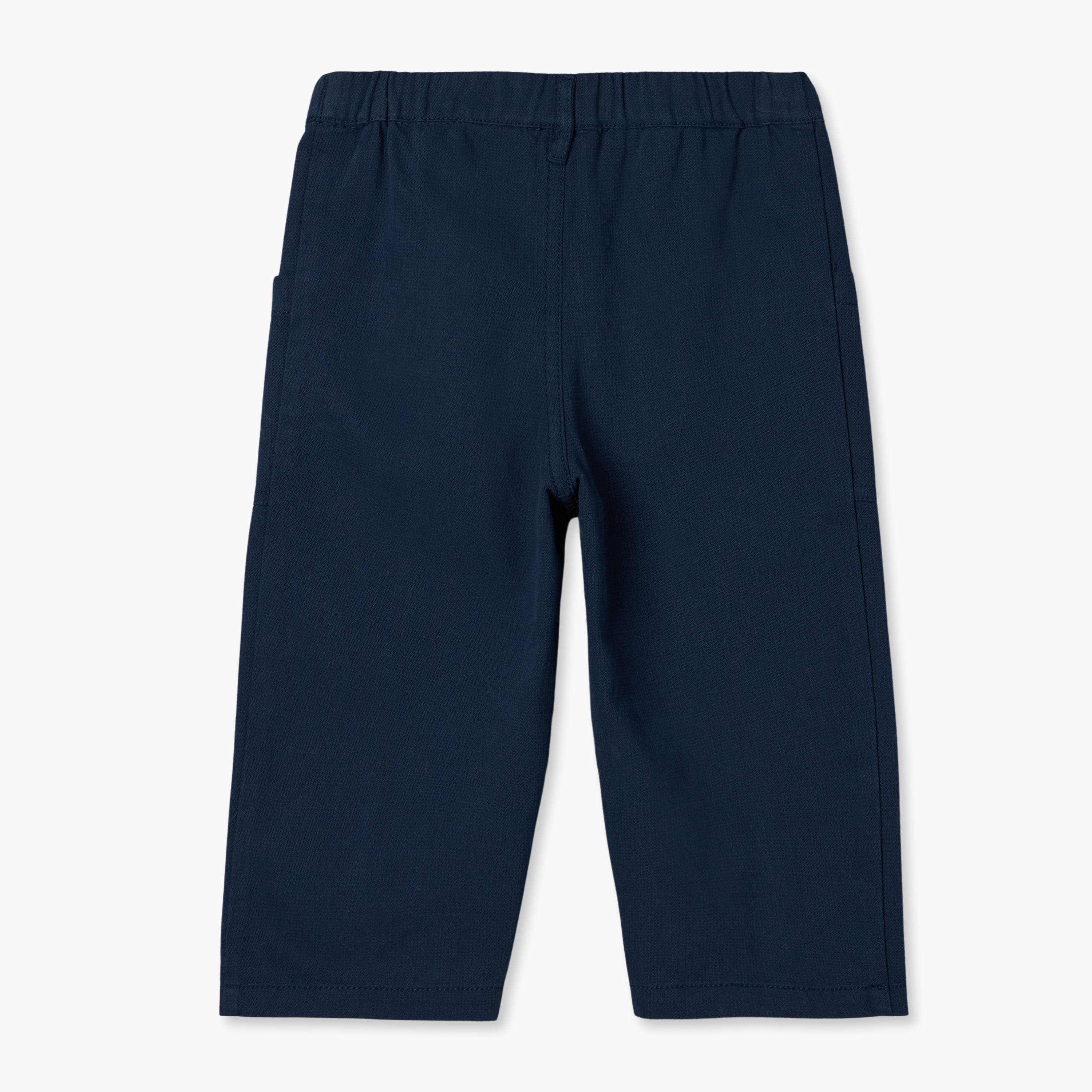 بنطلون بخصر مطاطي ورباط قابل للتعديل من جونيورز-boys-clothing-bottoms-trousers-image-2