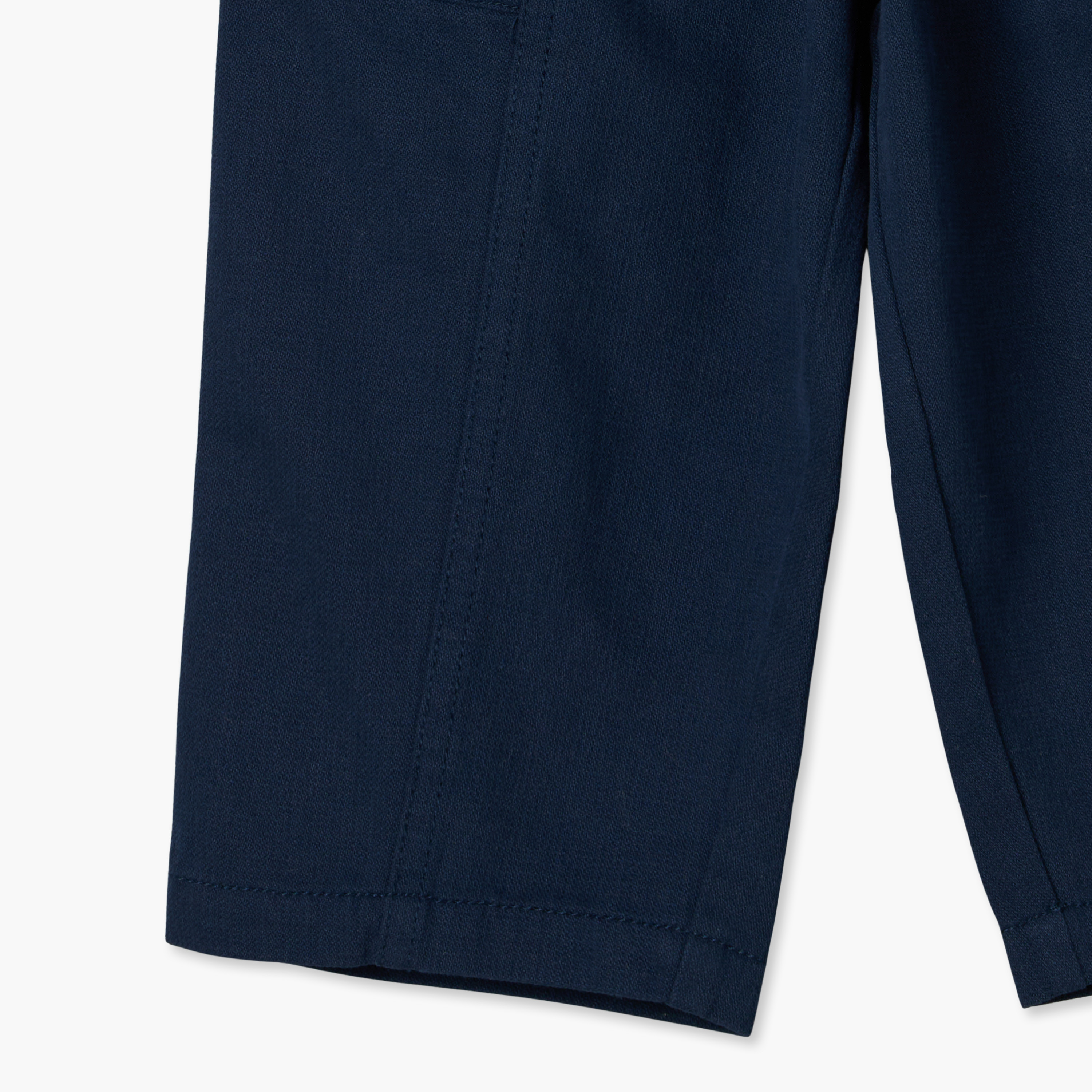 بنطلون بخصر مطاطي ورباط قابل للتعديل من جونيورز-boys-clothing-bottoms-trousers-image-4