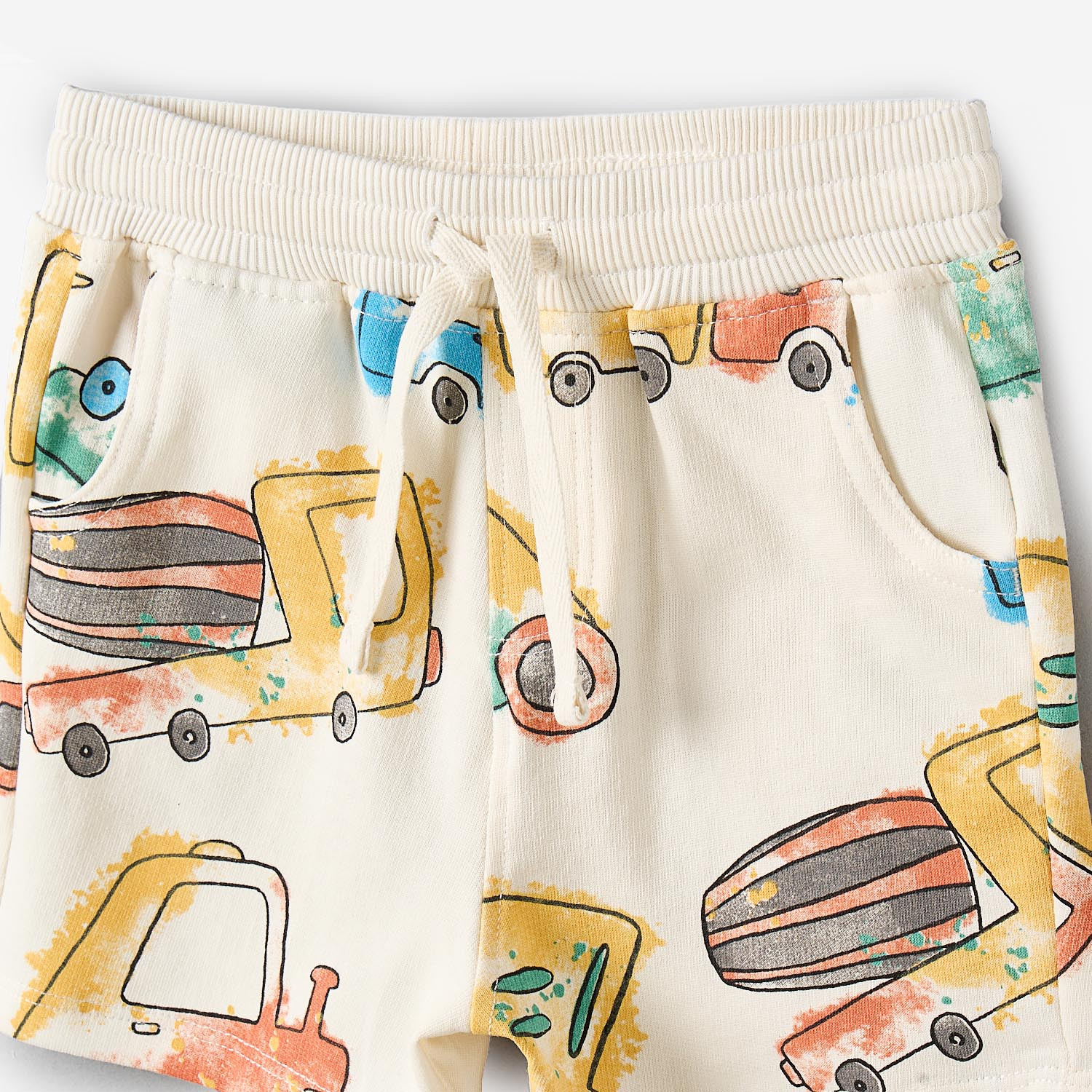 شورت بطبعات مركبات البناء من جونيورز-baby-boys-clothing-bottoms-shorts-image-4