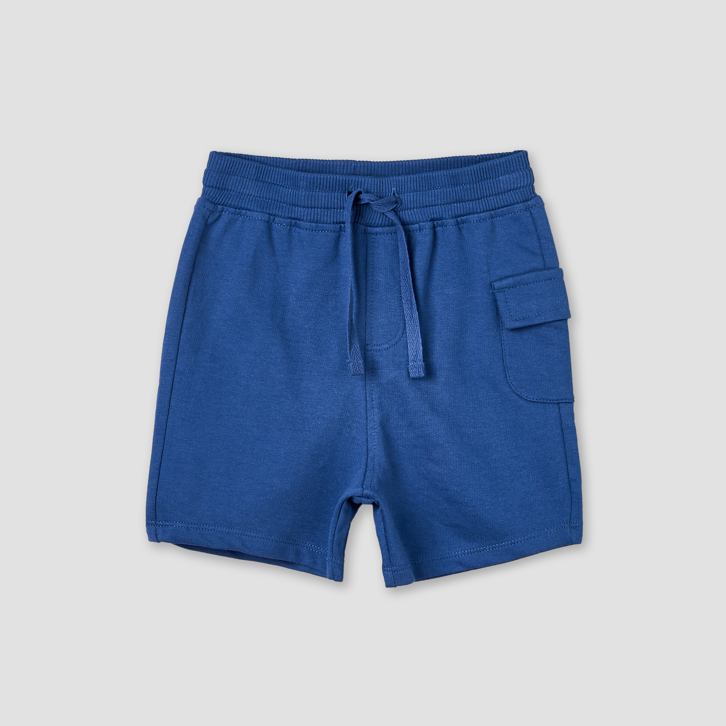 Juniors Knee Length Elasticated Waistband Shorts with Pockets-baby-boys-clothing-bottoms-shorts-image-2