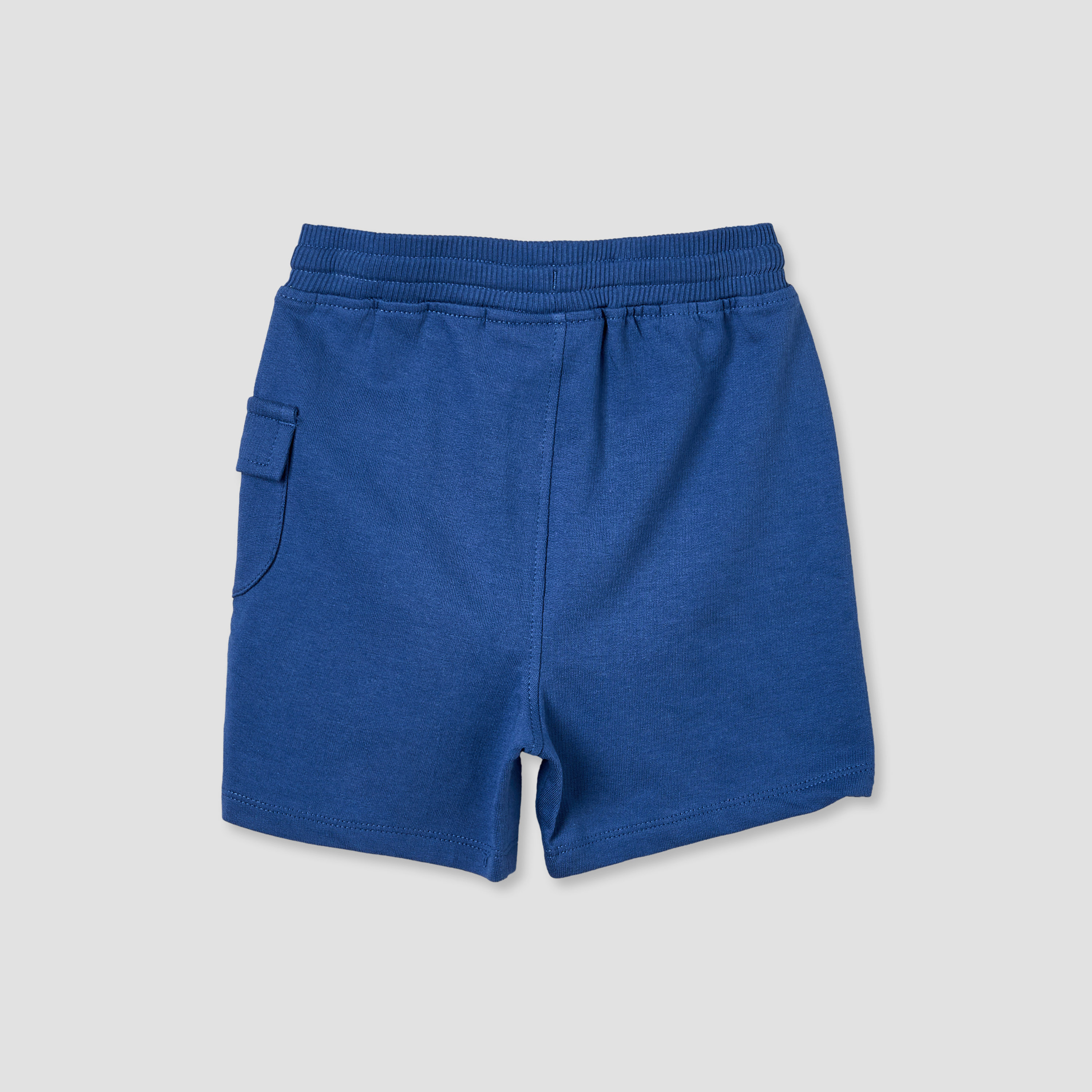 Juniors Knee Length Elasticated Waistband Shorts with Pockets-baby-boys-clothing-bottoms-shorts-image-3