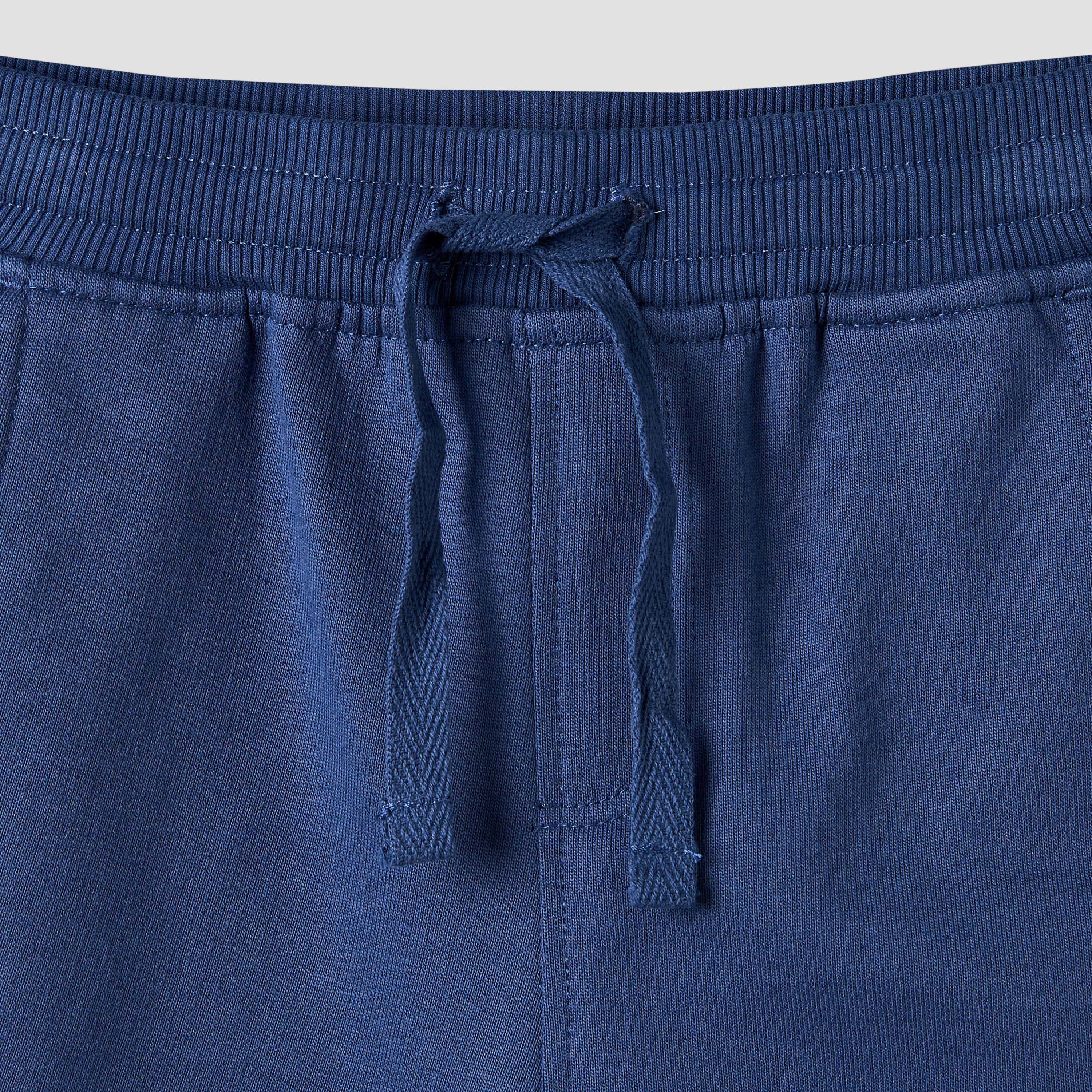 طقم شورت بطول الركبة بخصر برباط وطبعات مركبات من قطعتين من جونيورز-baby-boys-clothing-bottoms-shorts-image-7