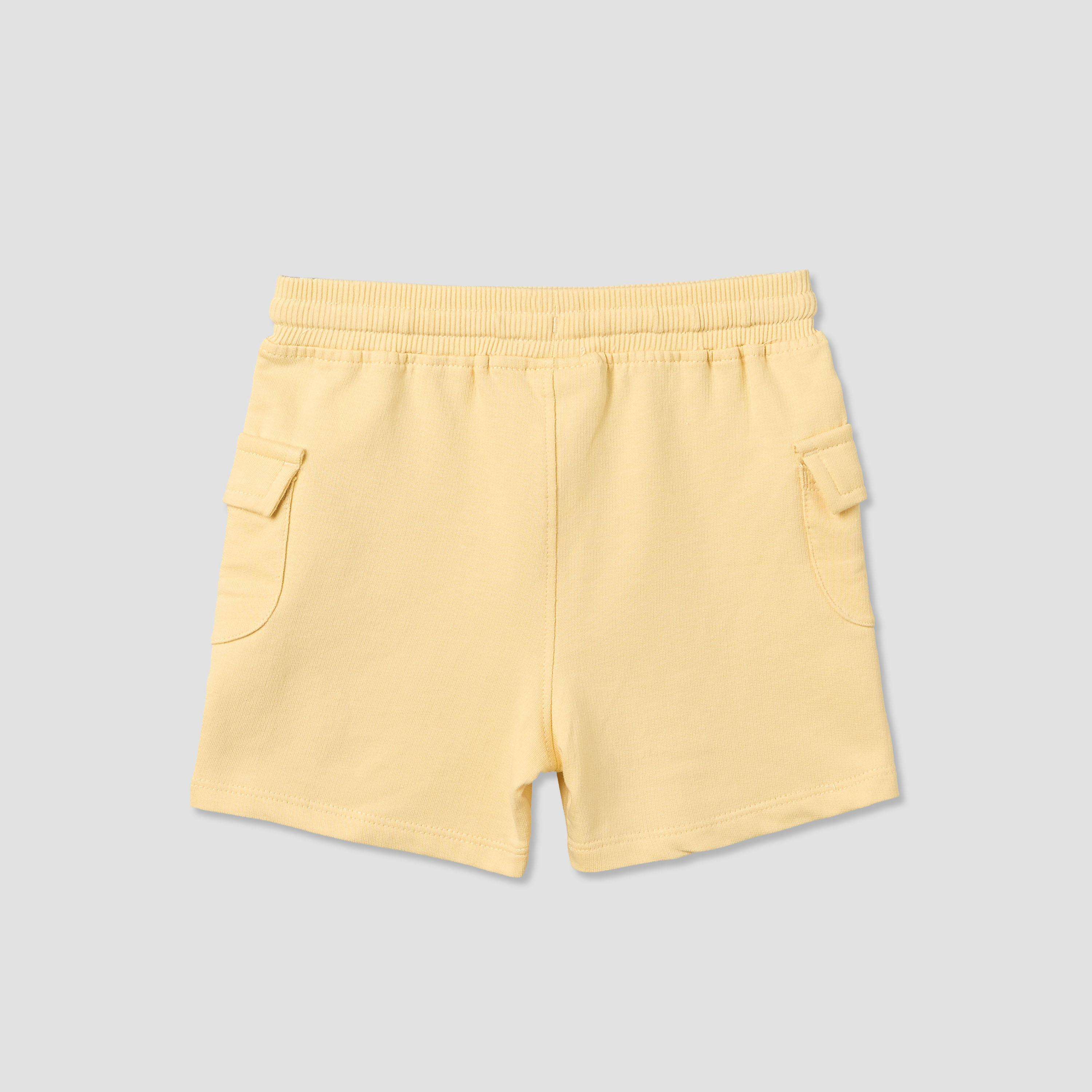 طقم من 2 - شورت طول الركبة برباط خصر وجيوب طي من جونيورز-baby-boys-clothing-bottoms-shorts-image-5
