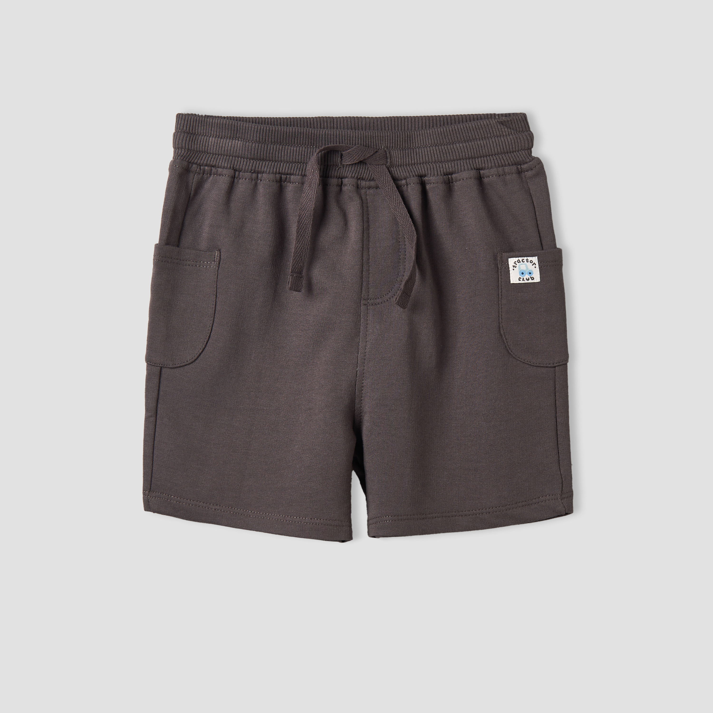 طقم شورت بطول الركبة برباط خصر وطبعات مزرعة من جونيورز - قطعتين-baby-boys-clothing-bottoms-shorts-image-3