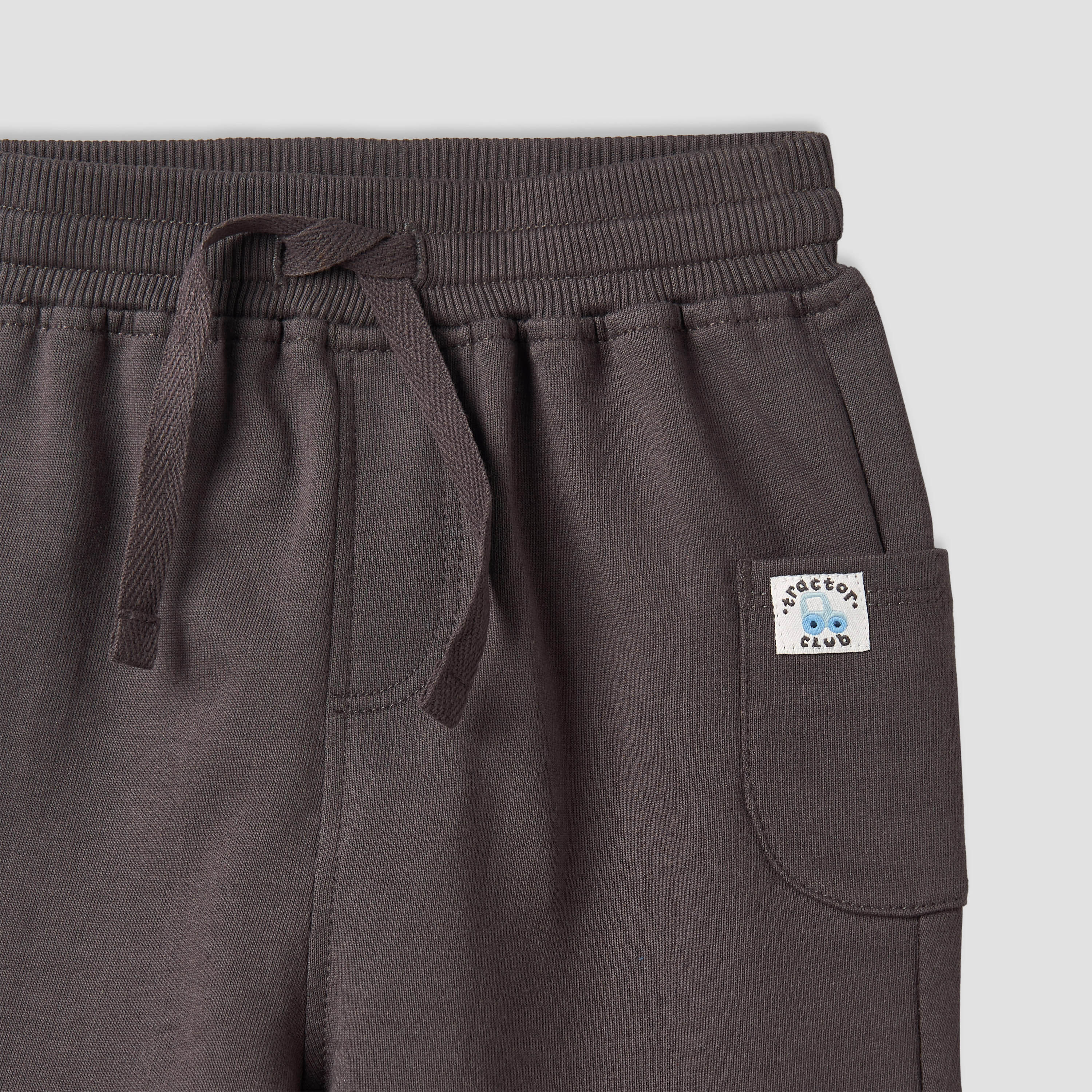 طقم شورت بطول الركبة برباط خصر وطبعات مزرعة من جونيورز - قطعتين-baby-boys-clothing-bottoms-shorts-image-8