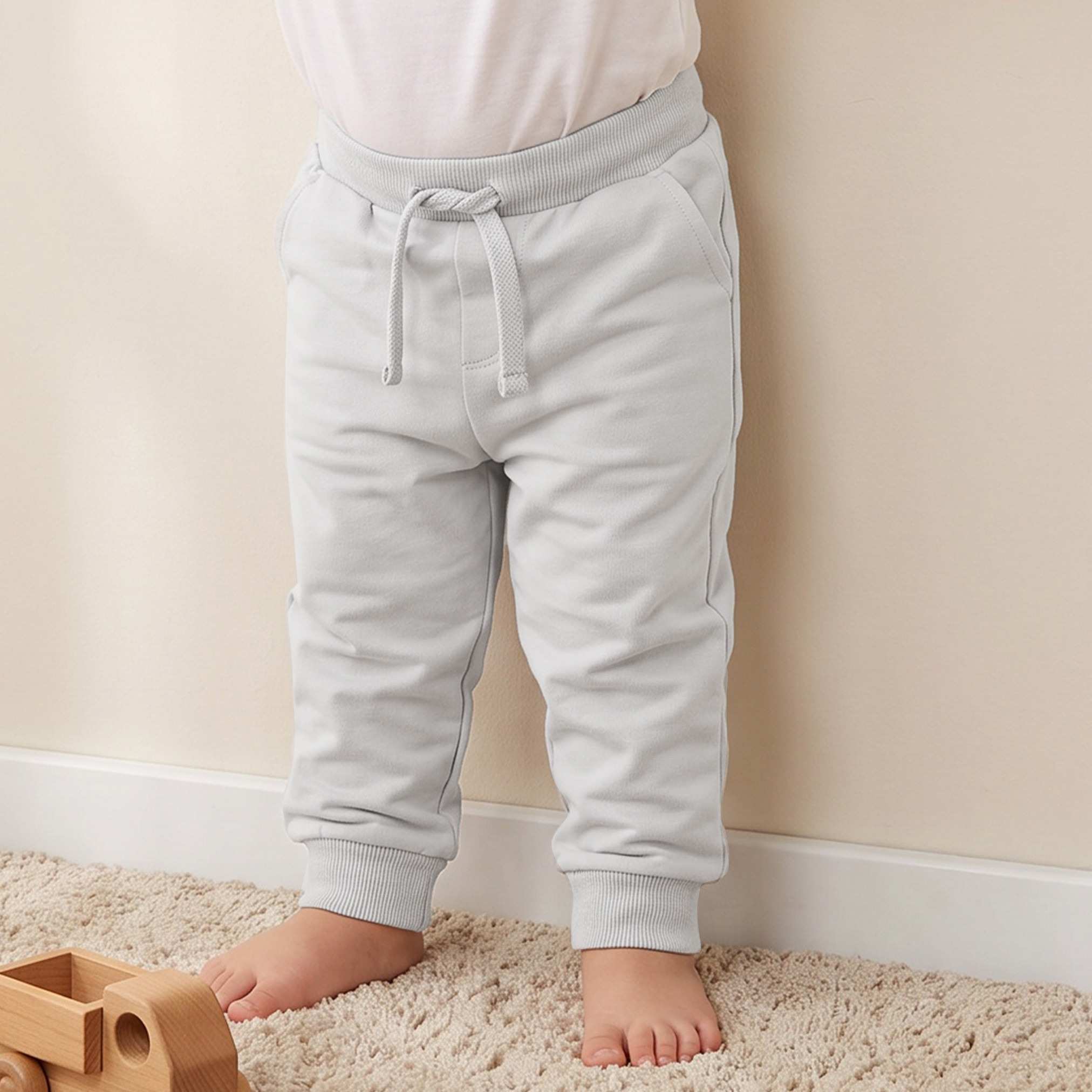 Juniors Drawstring Waist Joggers with Pockets-baby-boys-clothing-bottoms-joggersandtrackpants-image-1