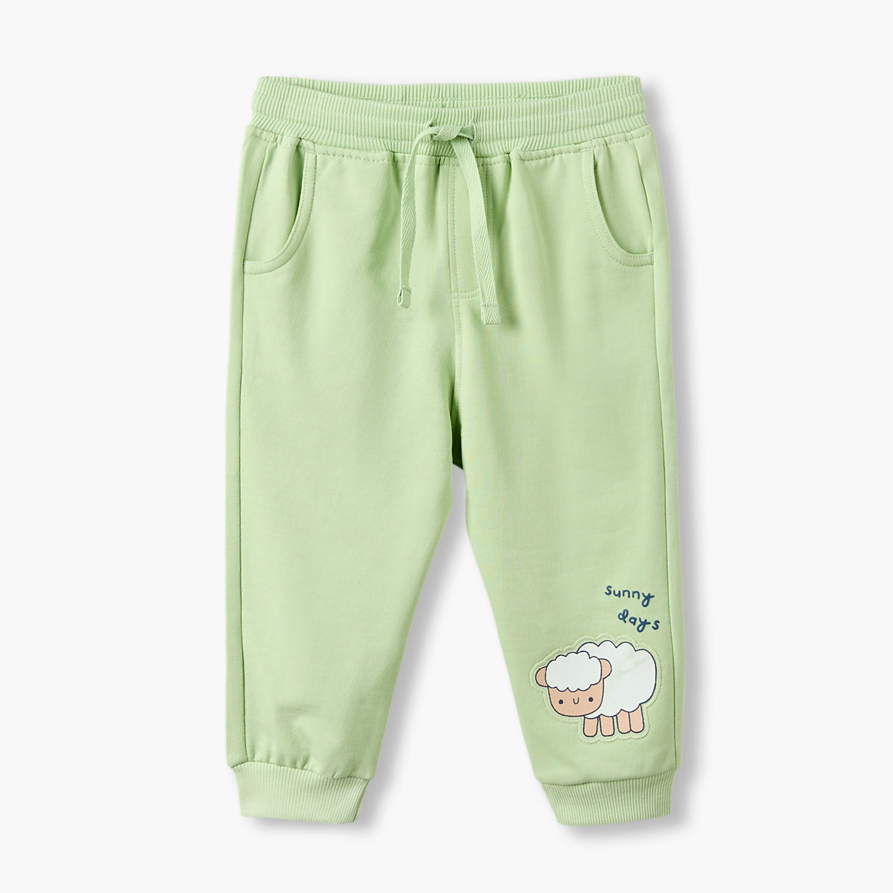 Pack of 2 Juniors Elasticated Waistband Joggers with Tractor Print-baby-boys-clothing-bottoms-joggersandtrackpants-image-3