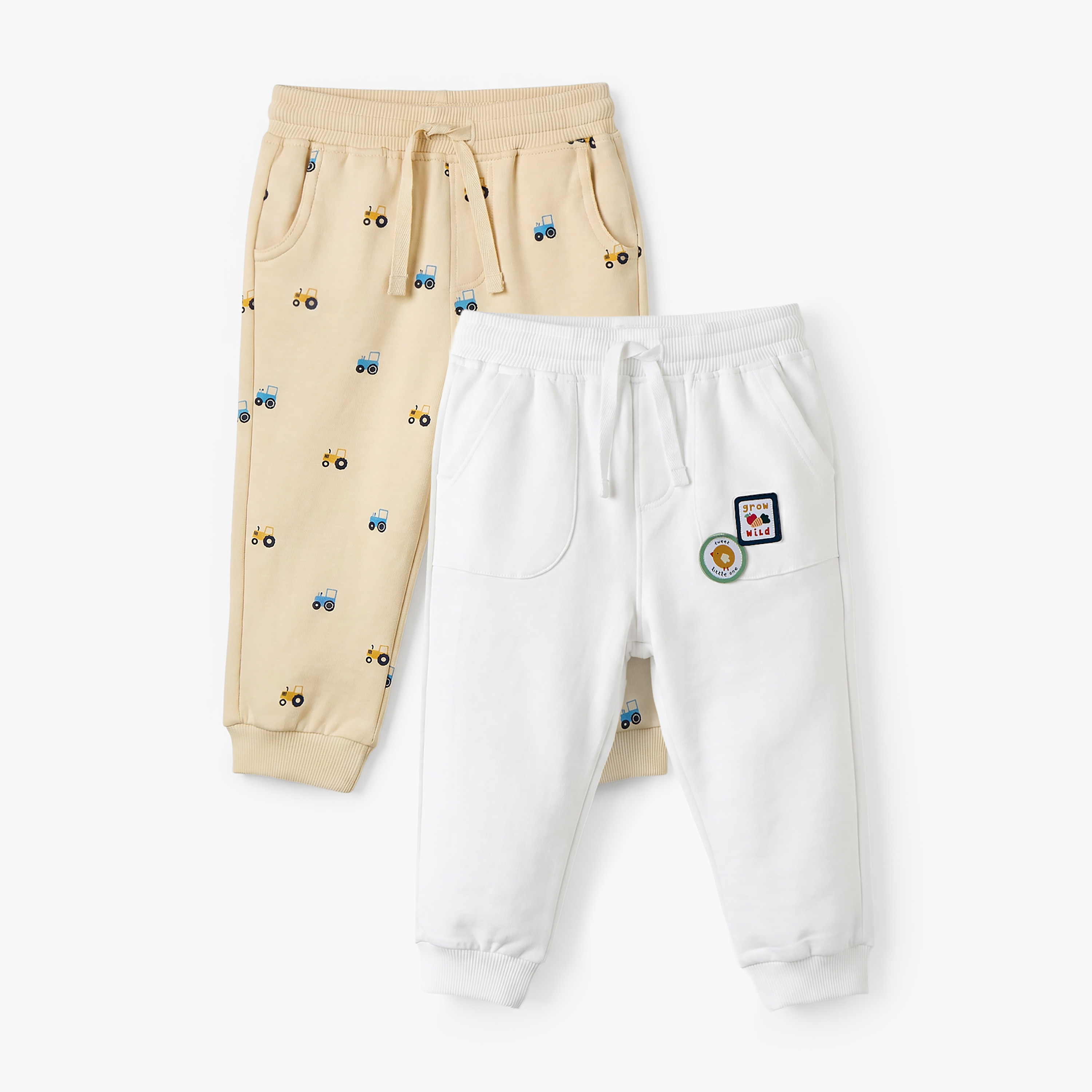 Juniors Drawstring Waist Joggers with Pockets-baby-boys-clothing-bottoms-joggersandtrackpants-image-1