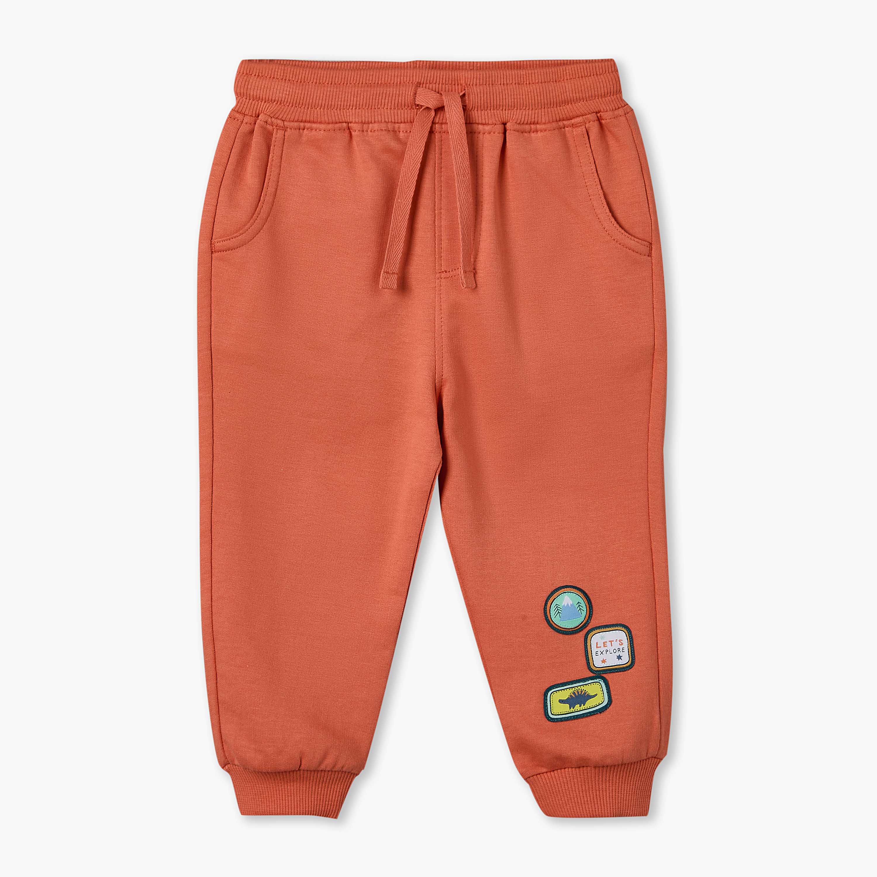 Pack of 2 Juniors Drawstring Waist Joggers with Dinosaur Print-baby-boys-clothing-bottoms-joggersandtrackpants-image-4